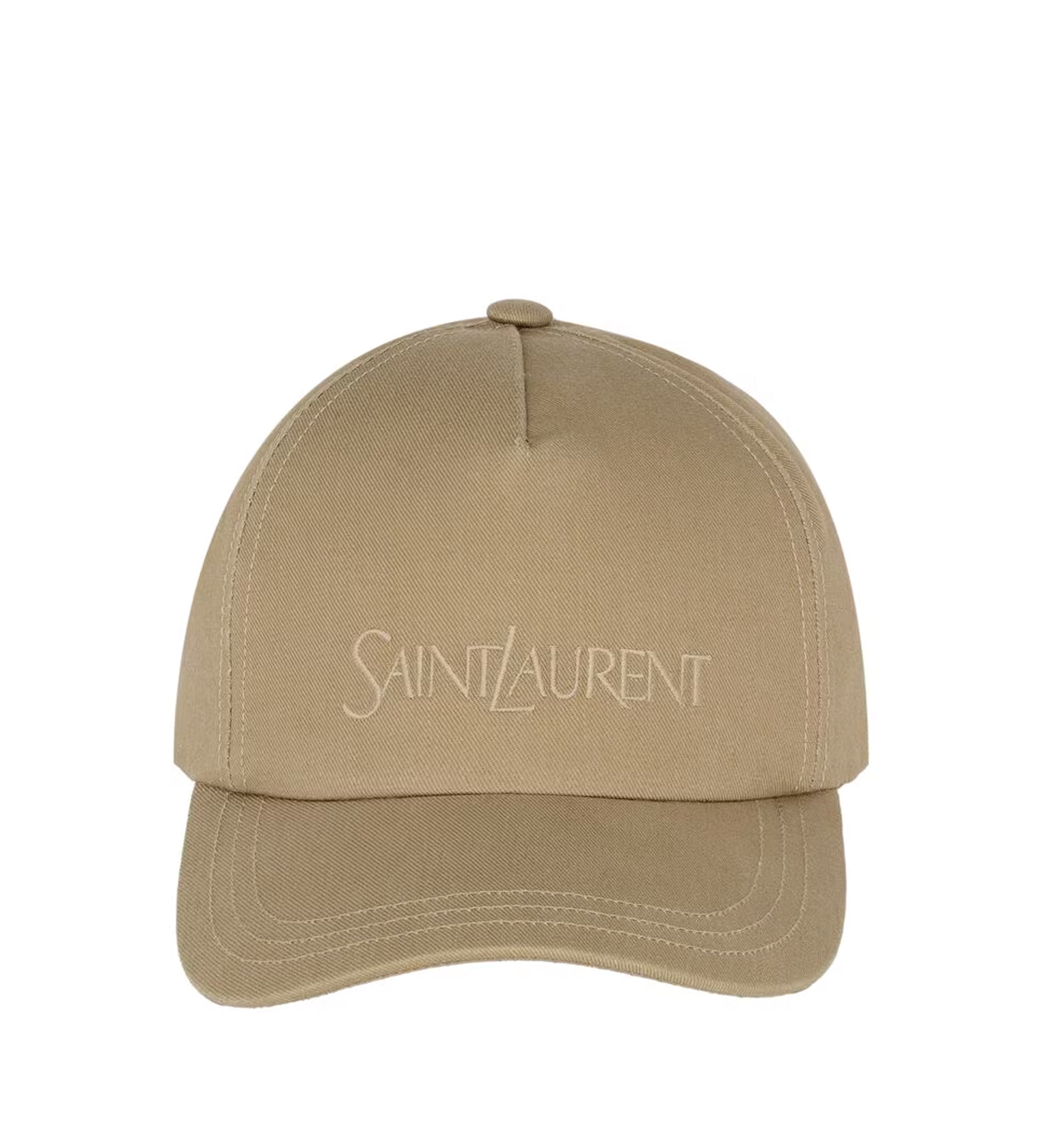 SAINT LAURENT cap in gabardine