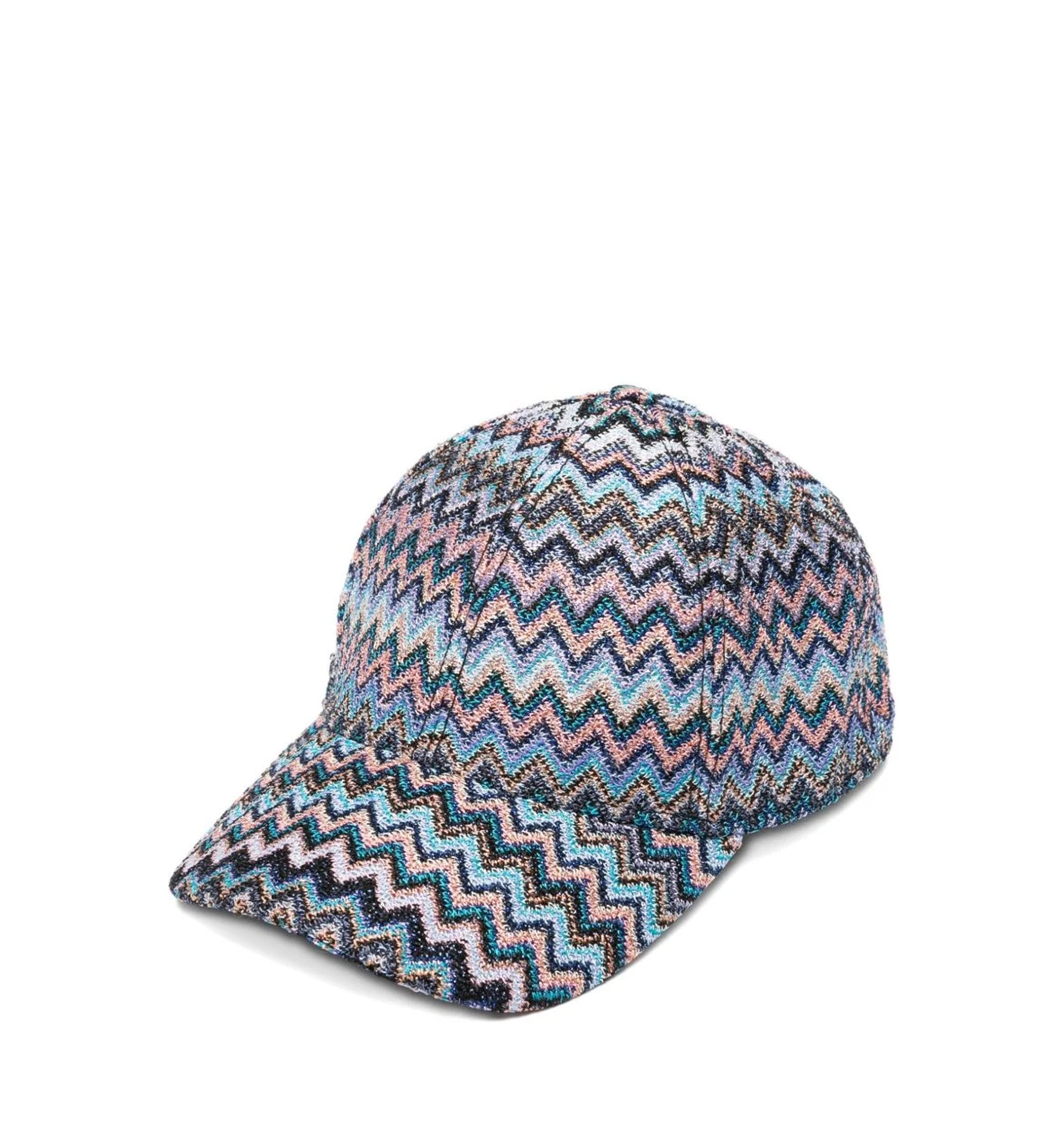 Zig Zag Print Baseball Cap