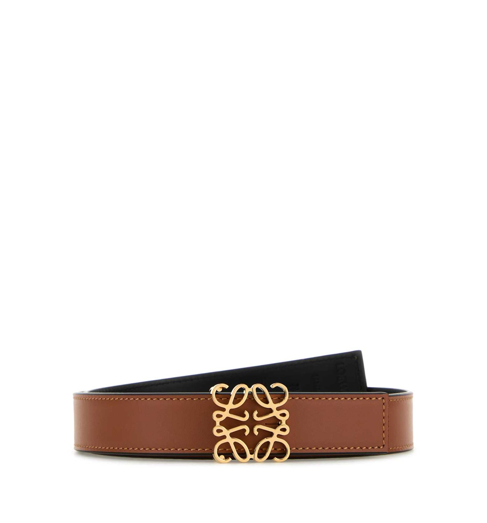 Reversible Anagram Belt In Smooth Calfskin