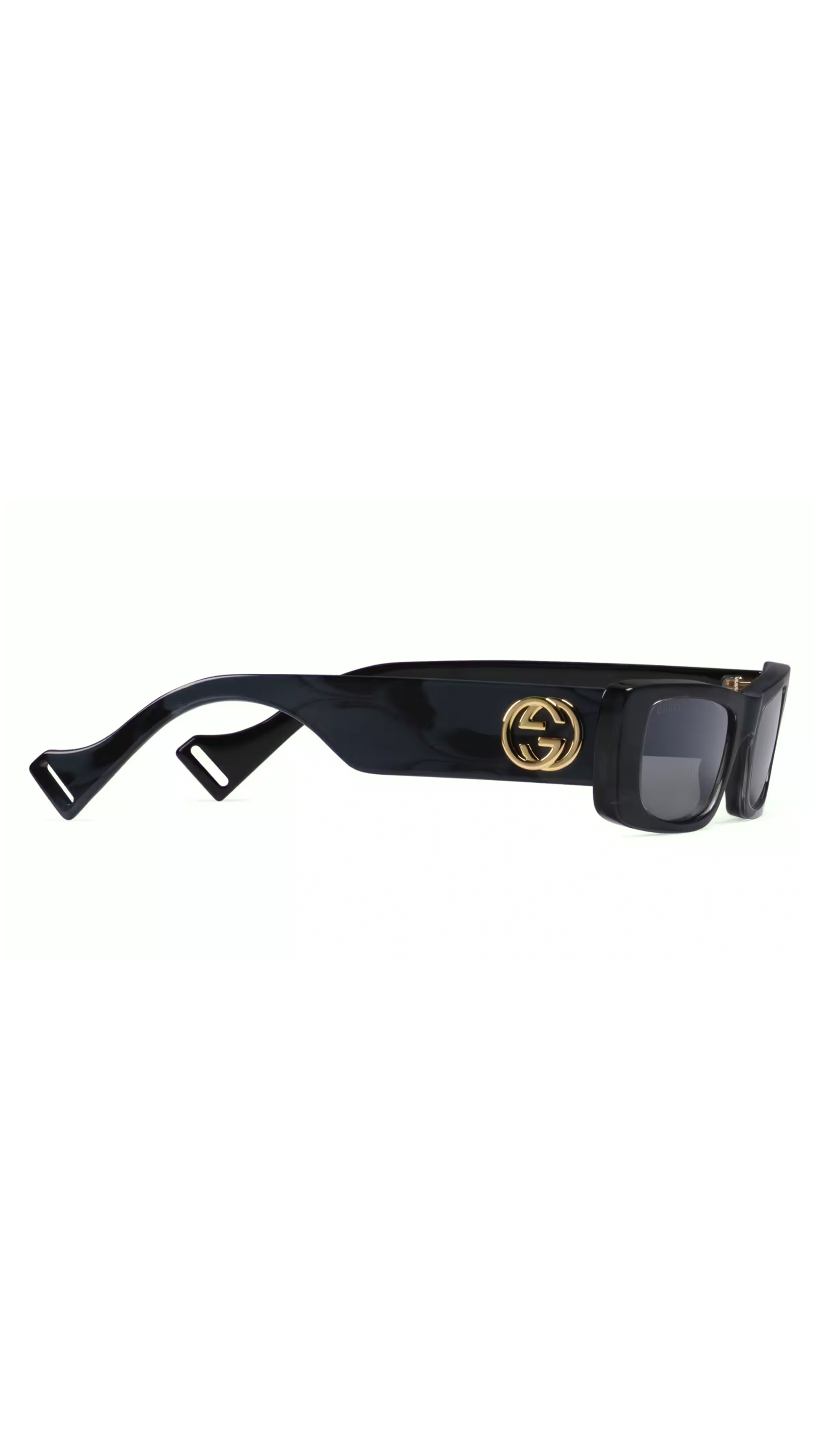 Rectangular Sunglasses in Black - Gucci