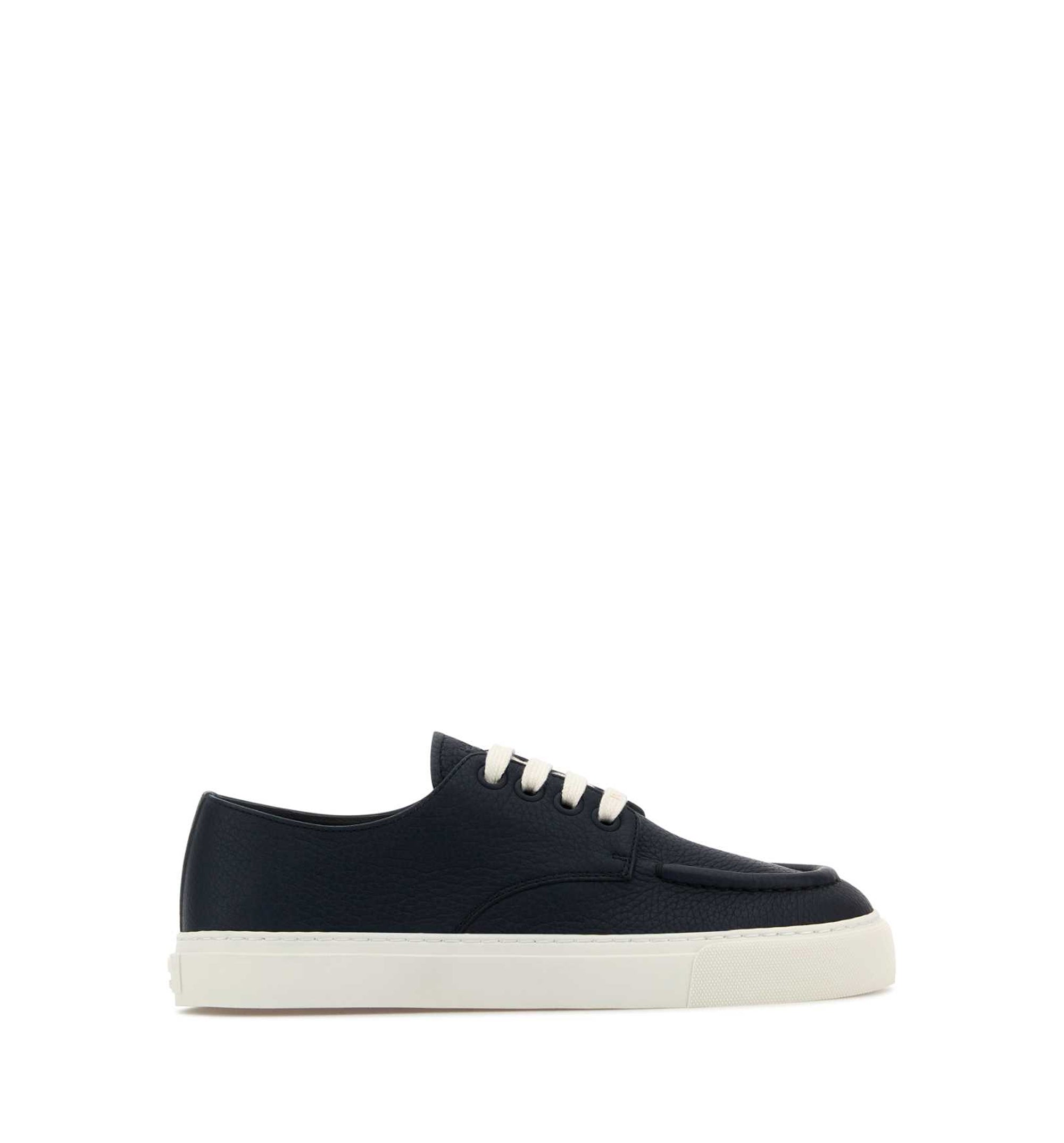 Grained Leather Sneakers