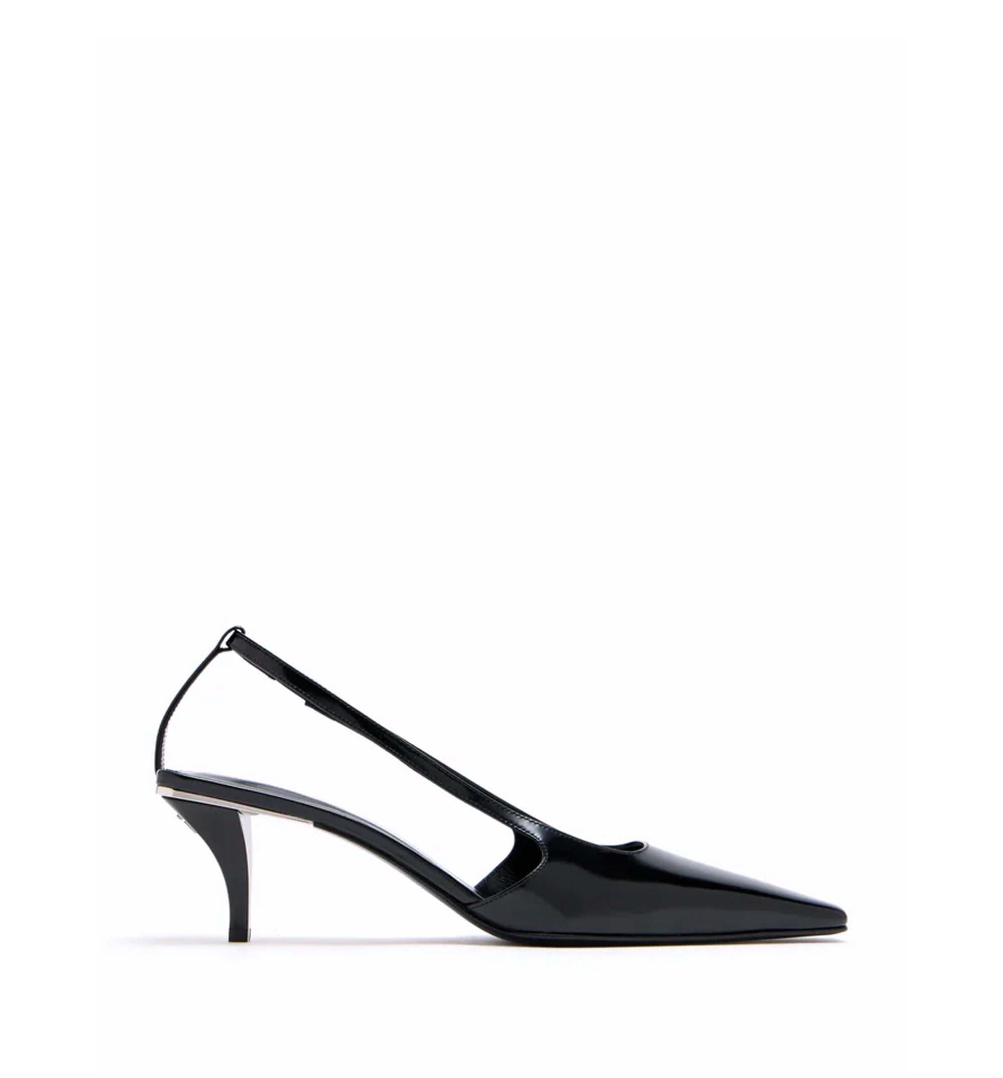 Slingback With Crystal Logo