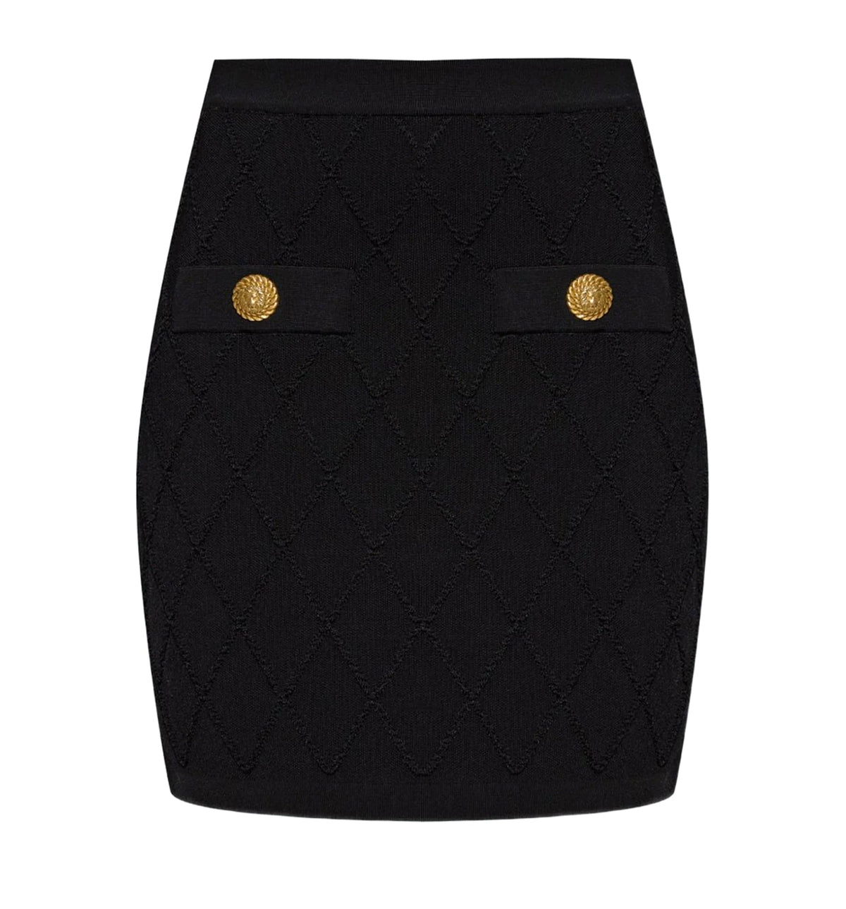 Quilted mini skirt