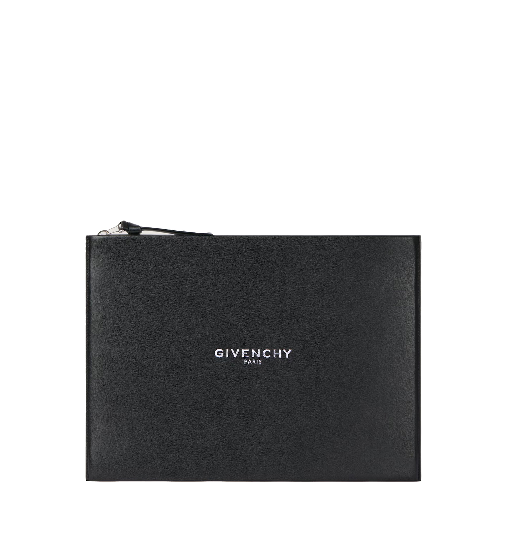 Antigona Stamped Large Pouch In Leather