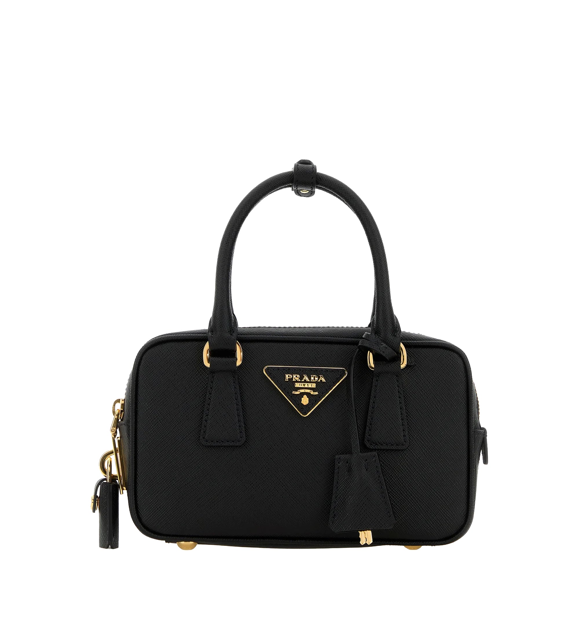 Saffiano Lux Leather Mini Handbag