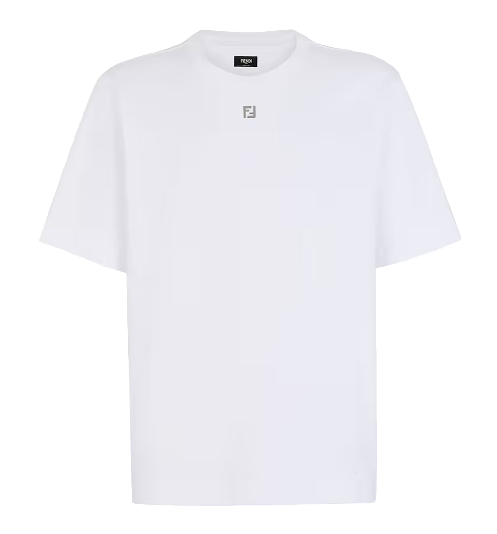Fendi Oversized FF Metal Appliqué T-Shirt