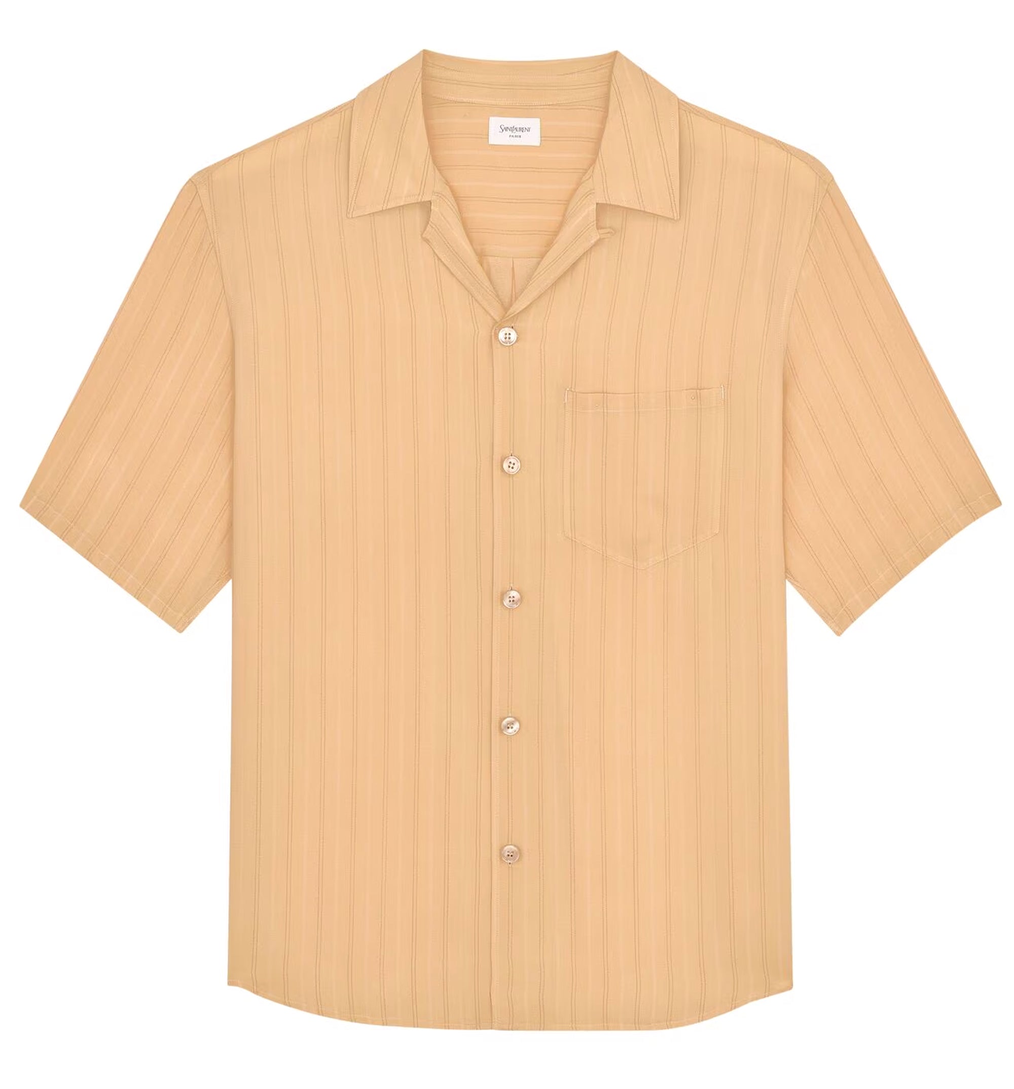 Striped silk shirt