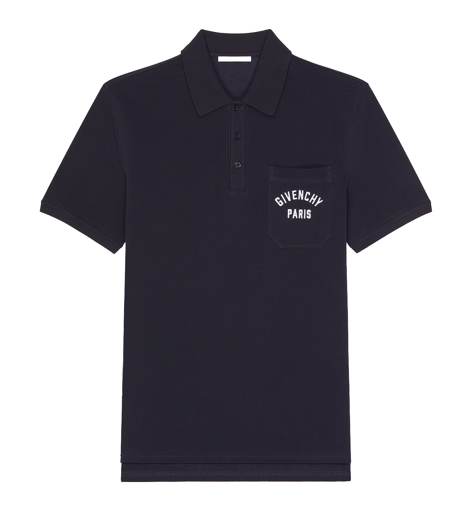 Polo In Pique Cotton With Givenchy Paris Embroidery