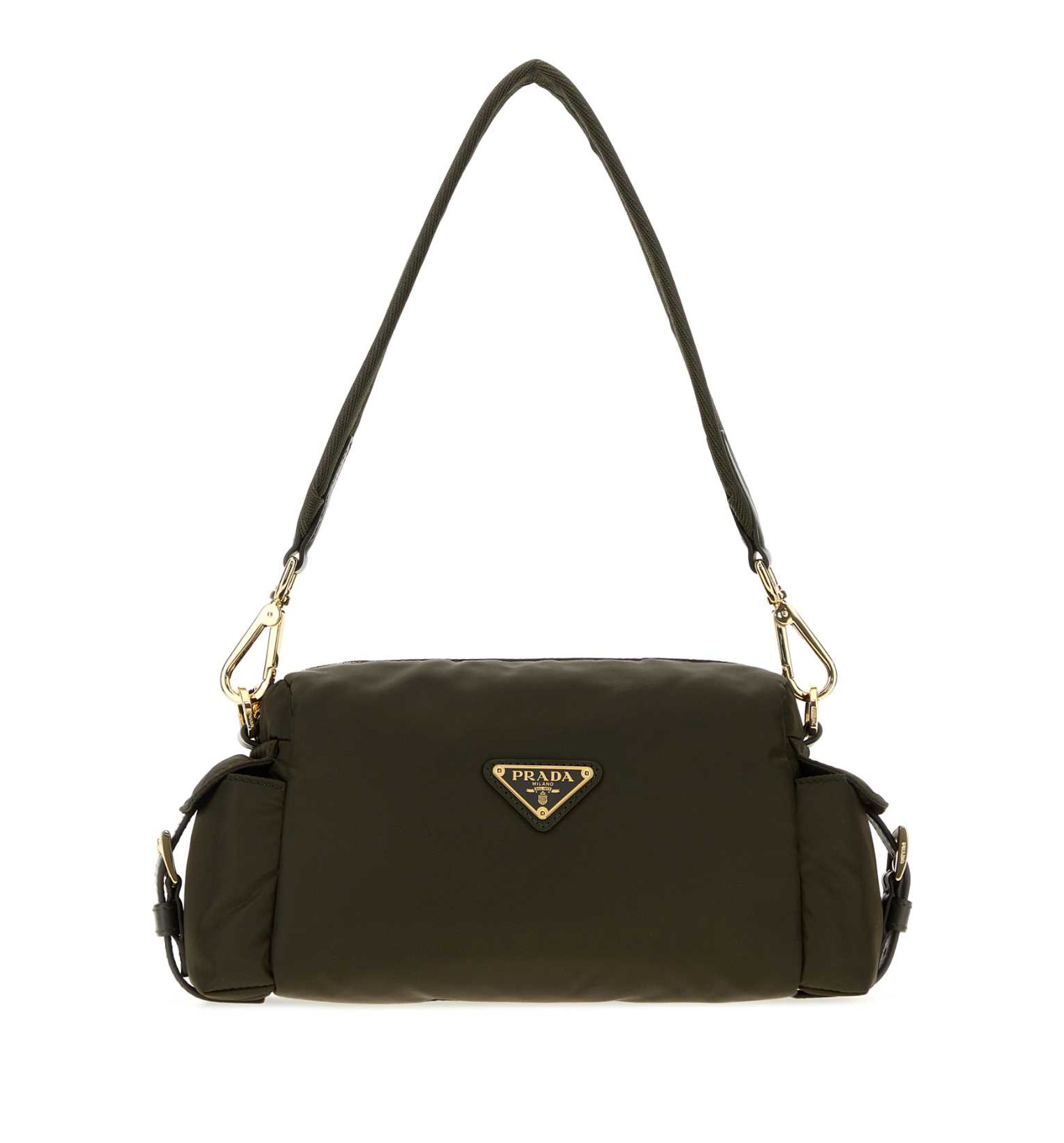 Prada Explore small Re-Nylon and leather shoulder bag