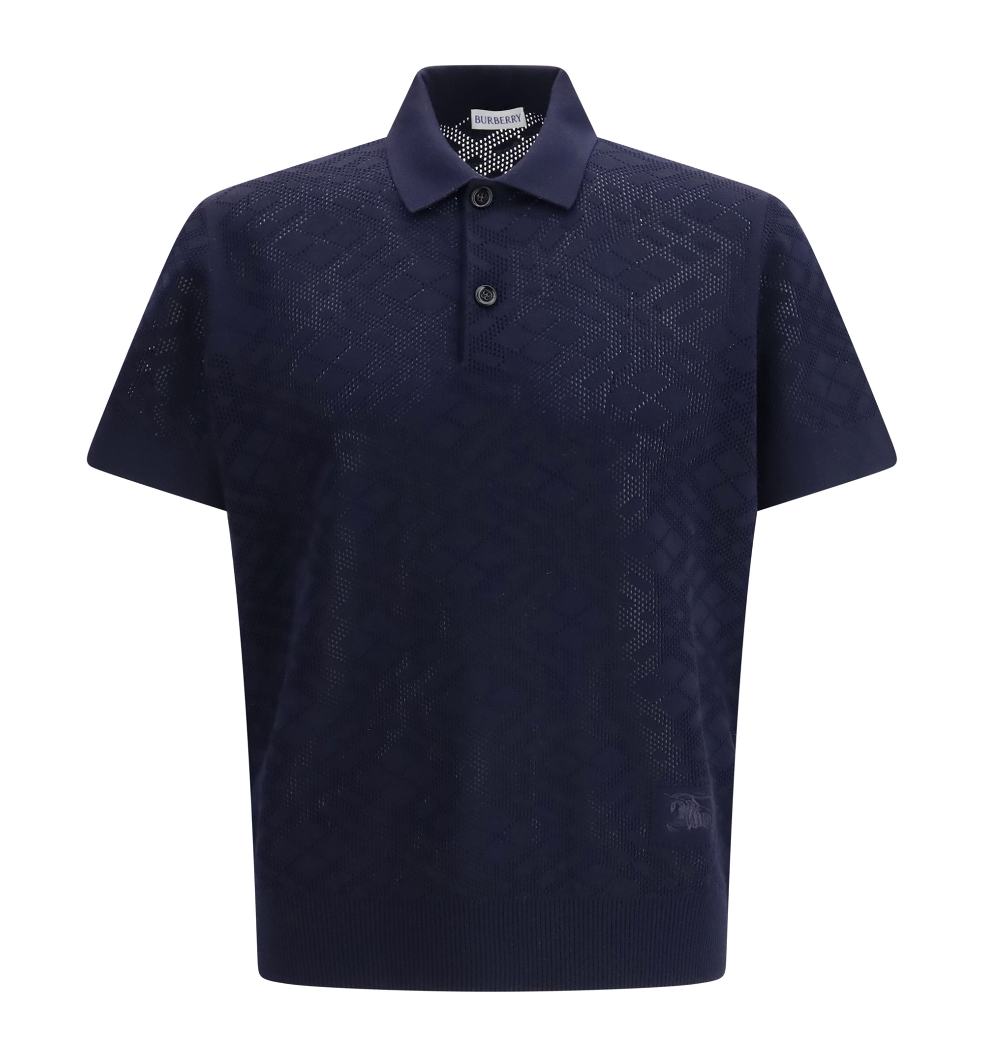 Check Wool Polo Shirt