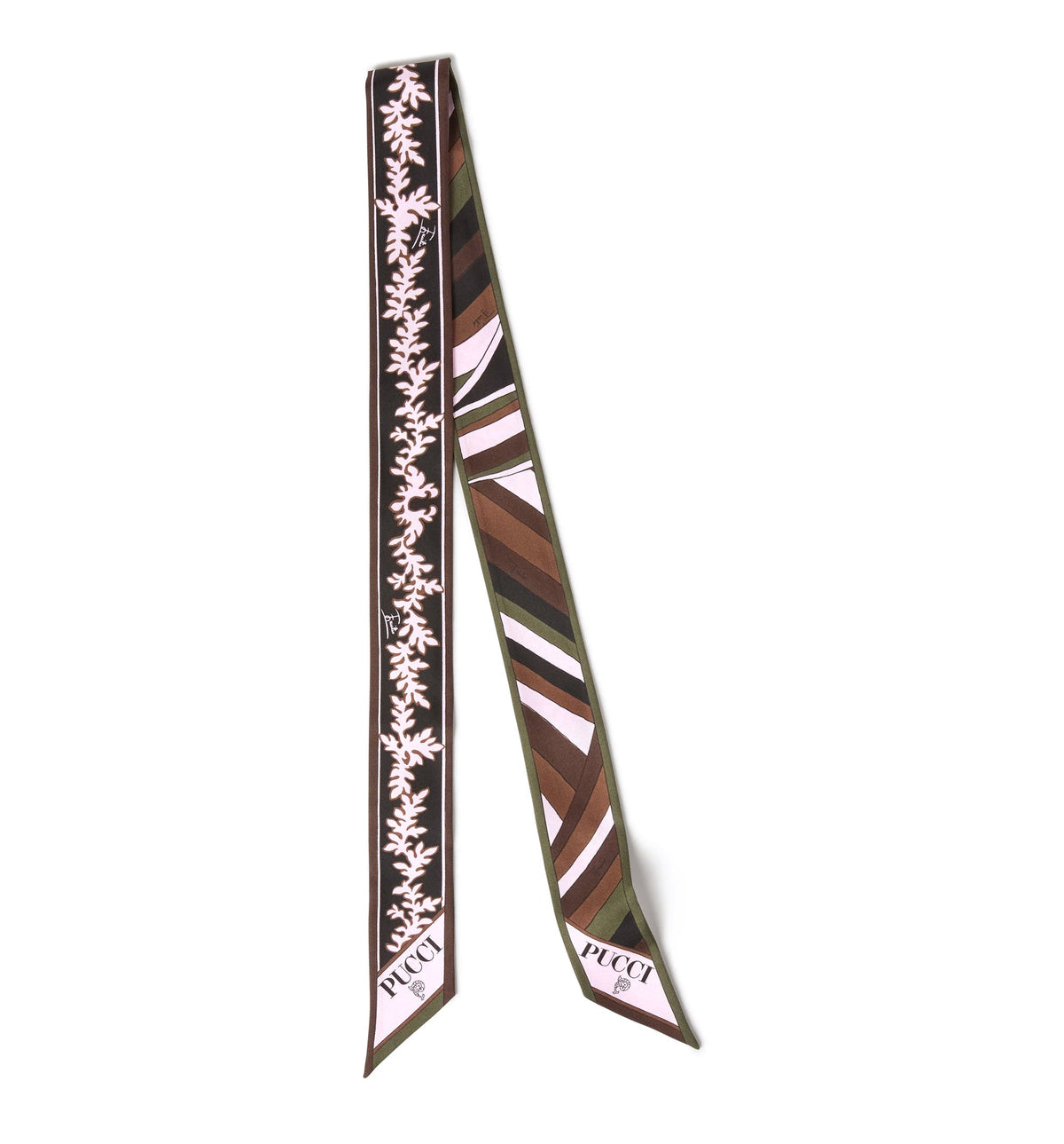 Mixed Print Silk Bandeau