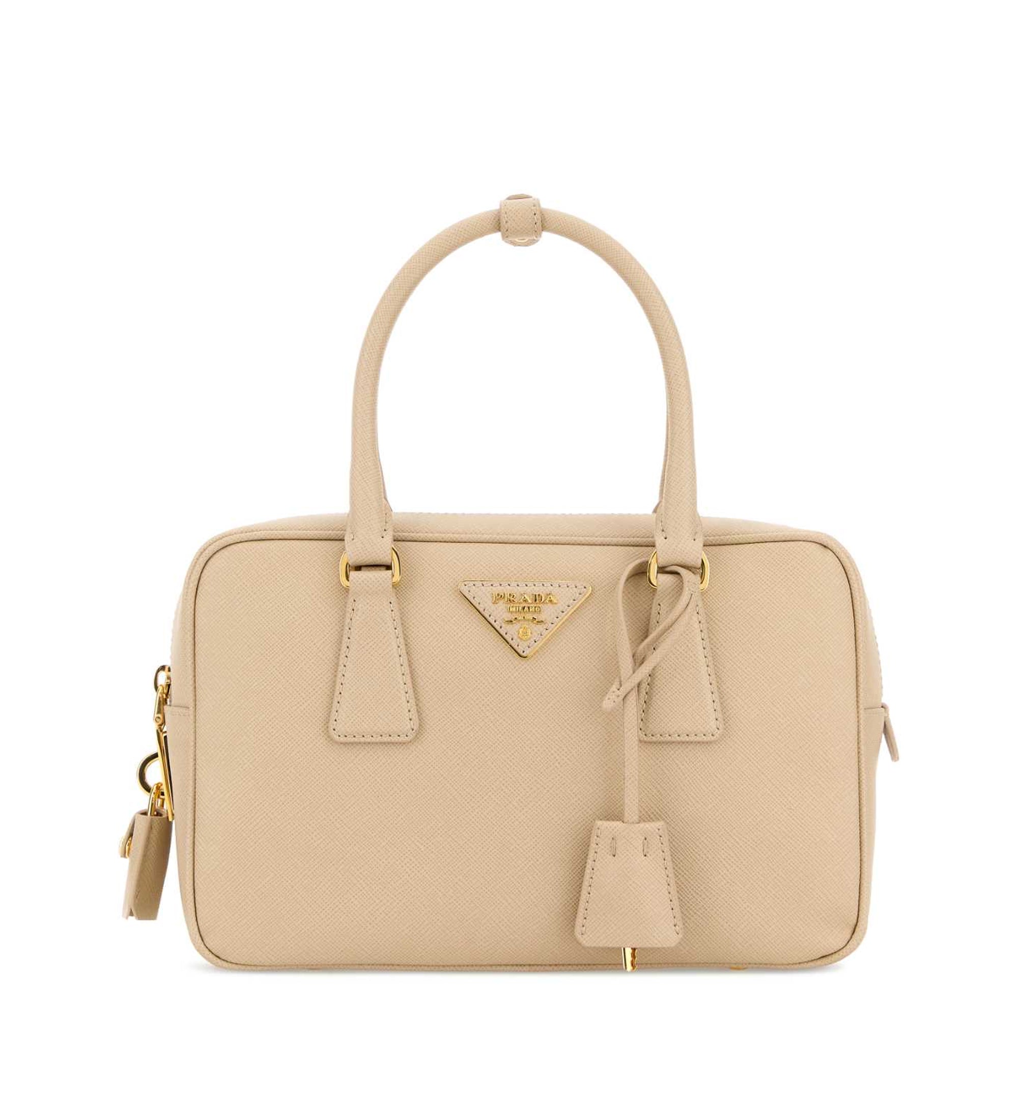 Saffiano Leather Top-Handle Bag