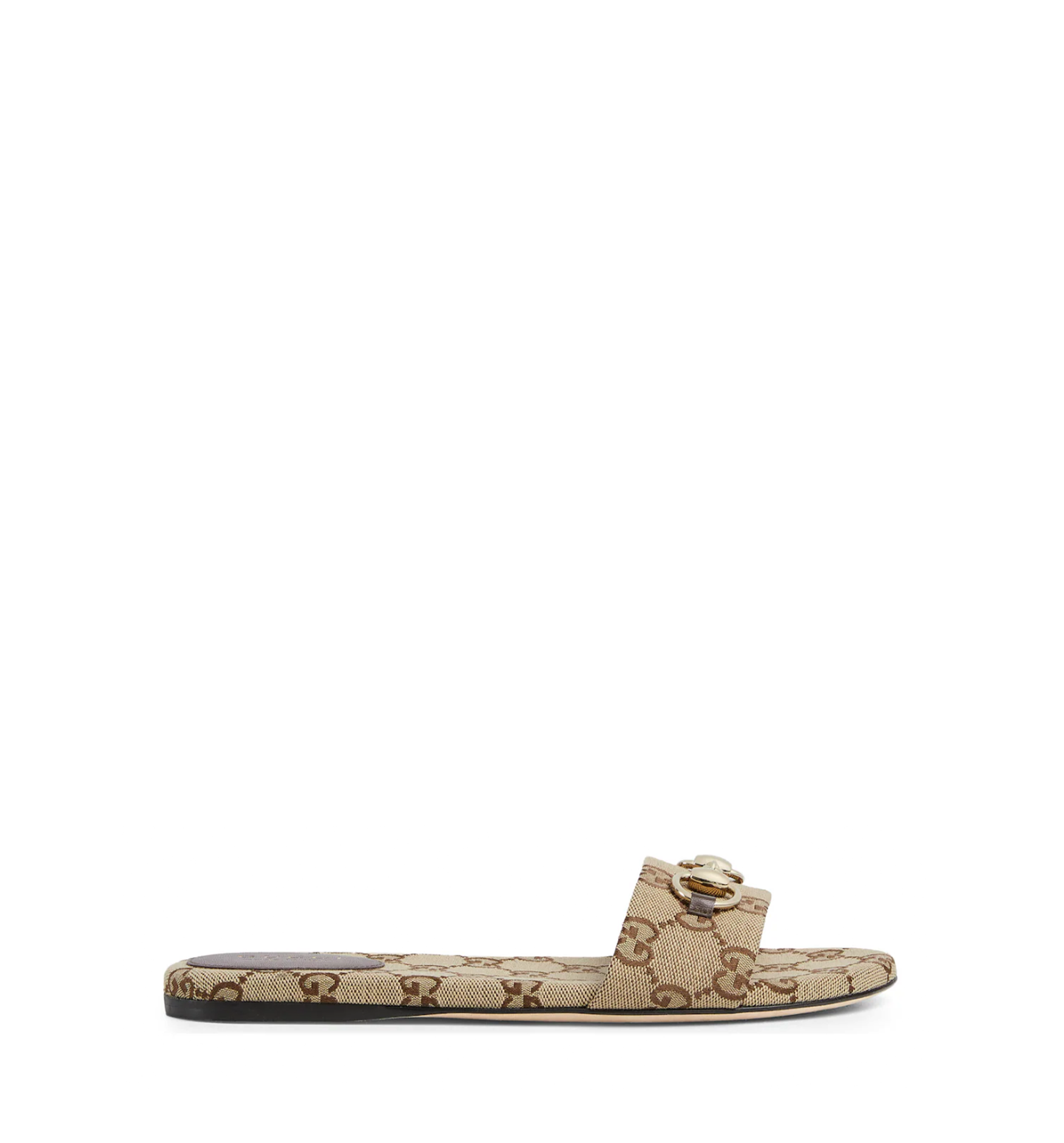 Women's slide sandal with Horsebit