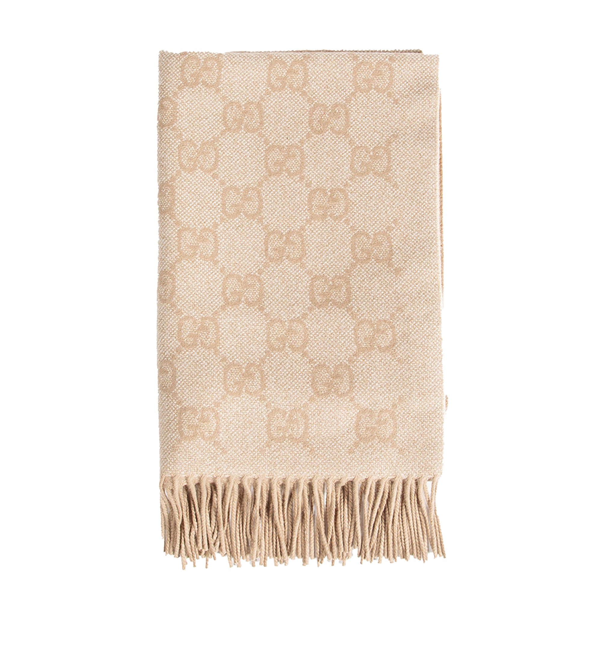 GG Cashmere Lamé Scarf