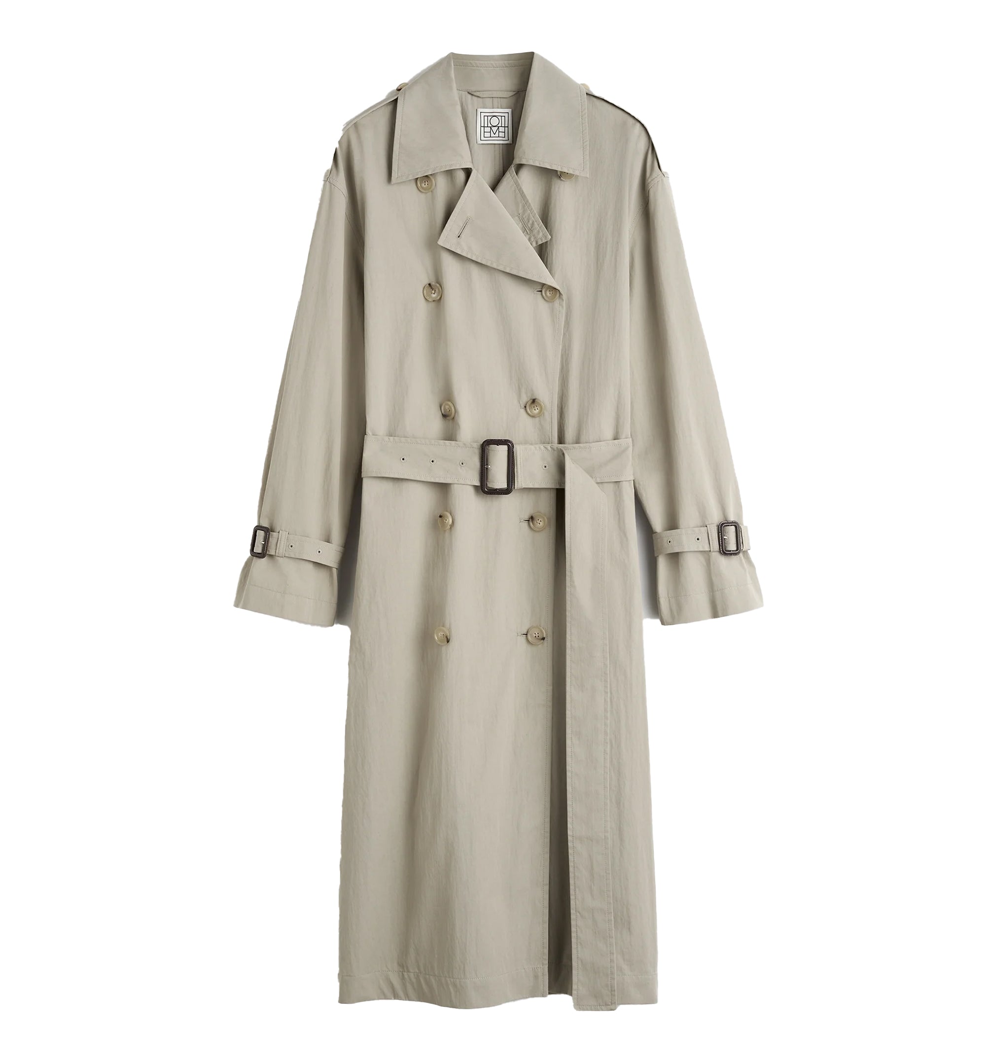 Cotton Blend Trench Coat