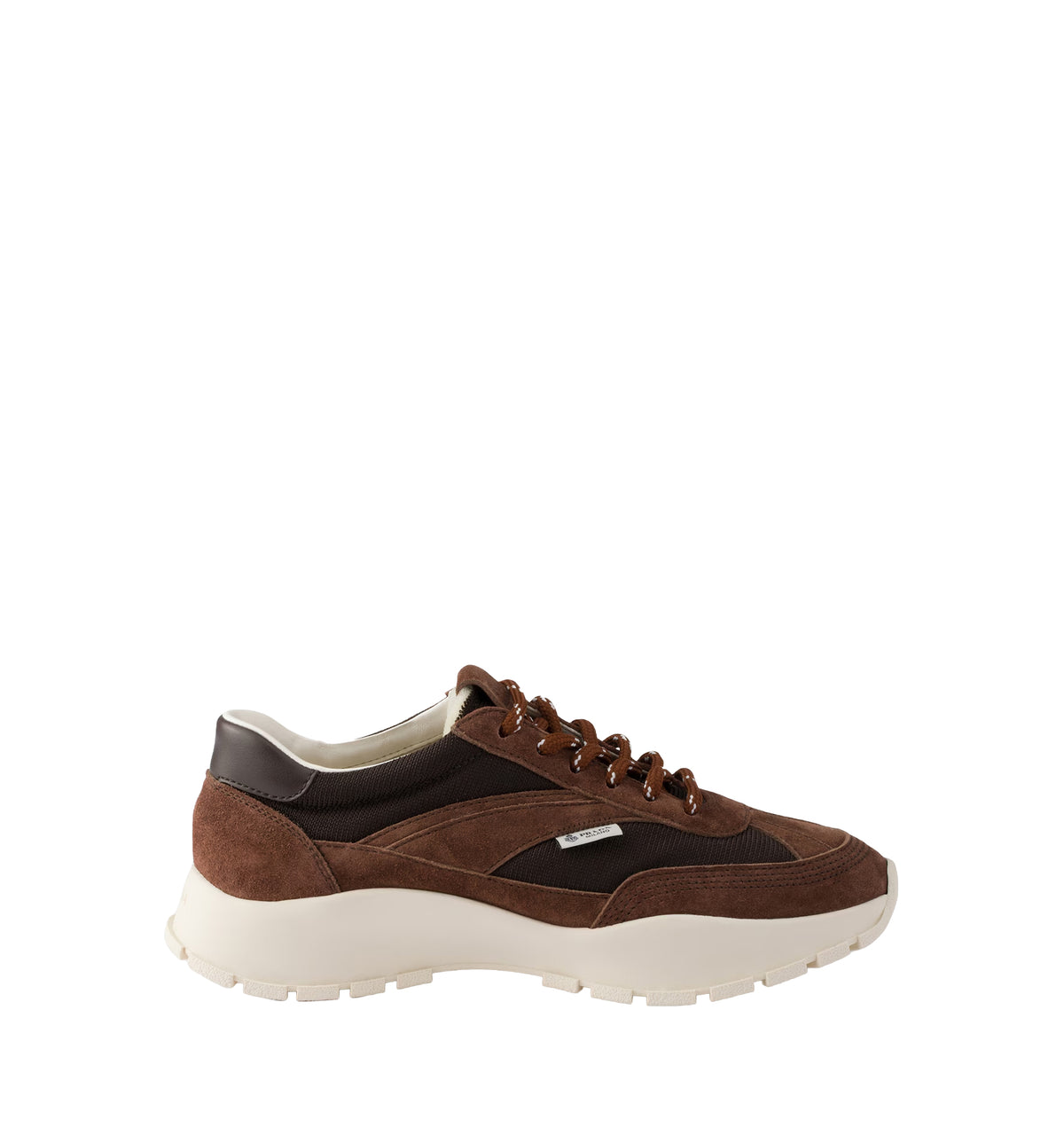 Mesh Fabric and Suede Sneakers