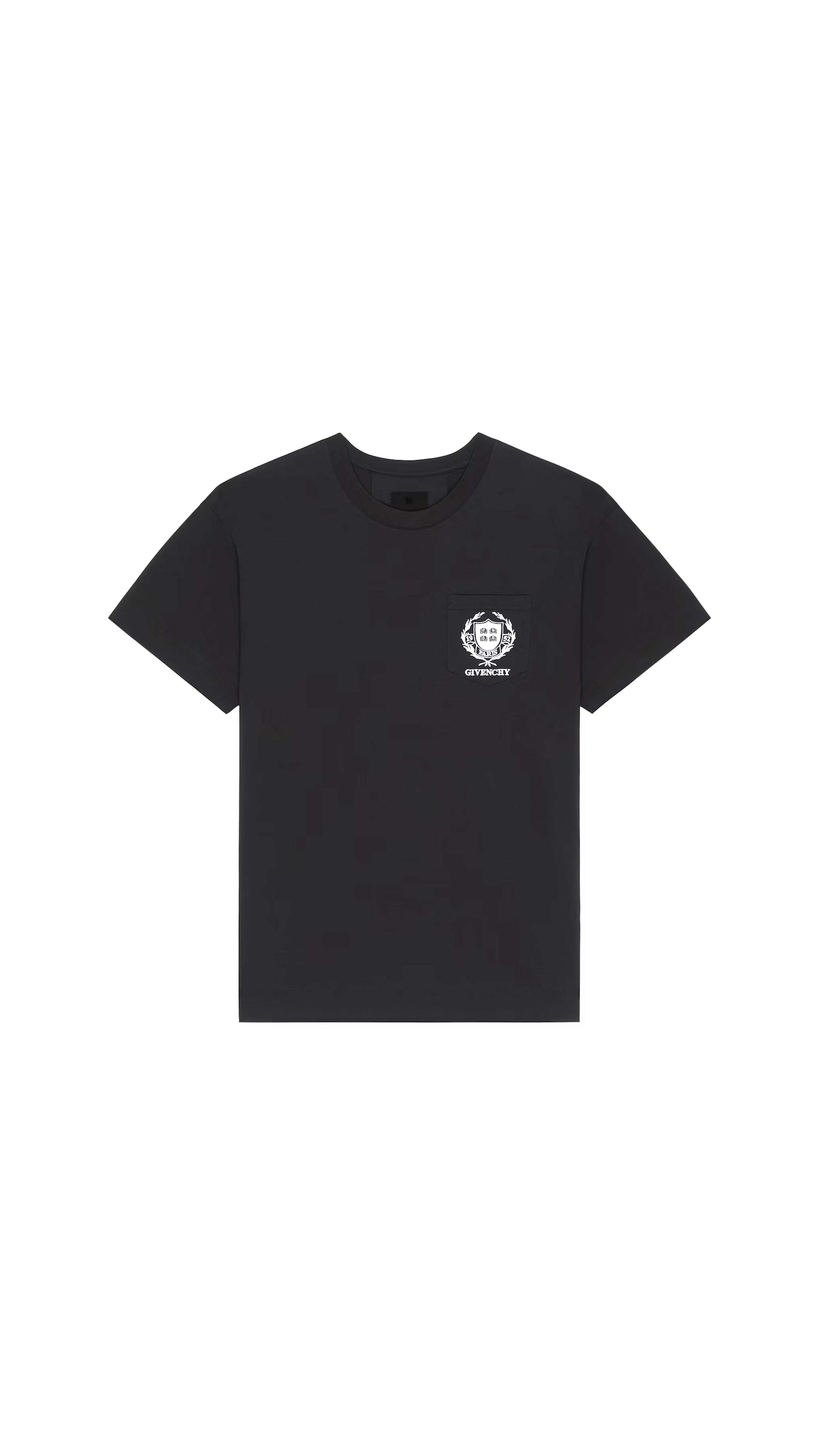 GIVENCHY Crest T-shirt In Cotton - Black