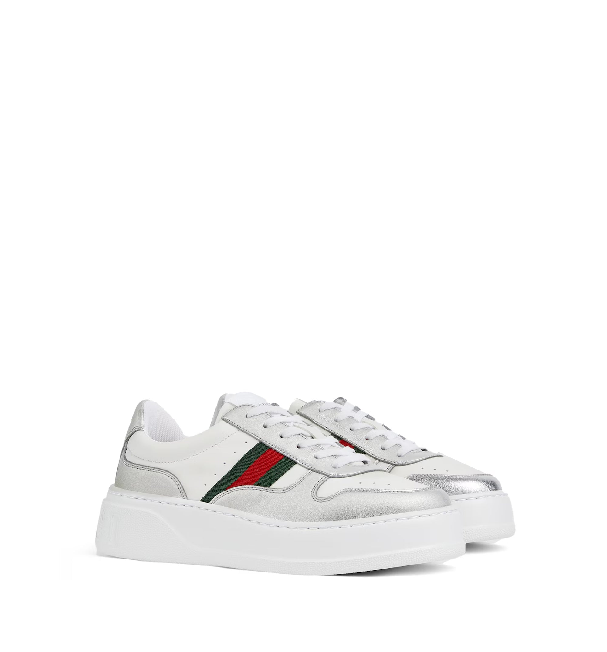 Sneakers With Oversized Sole - White