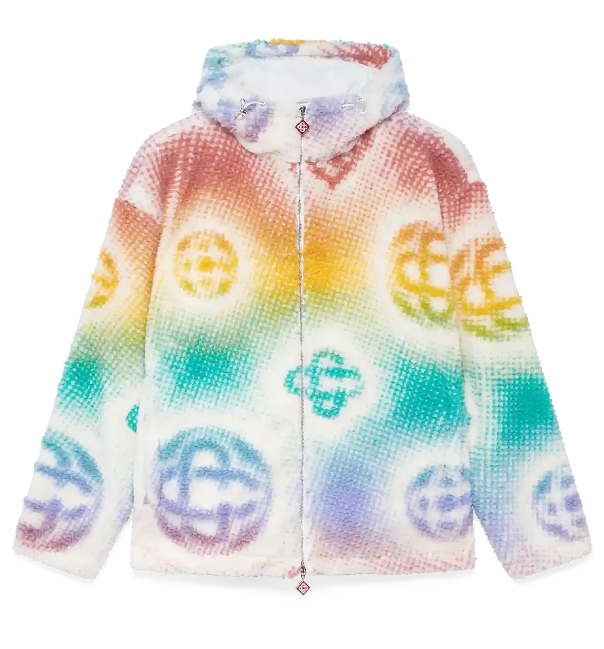 Halftone Monogram Fleece Jacket