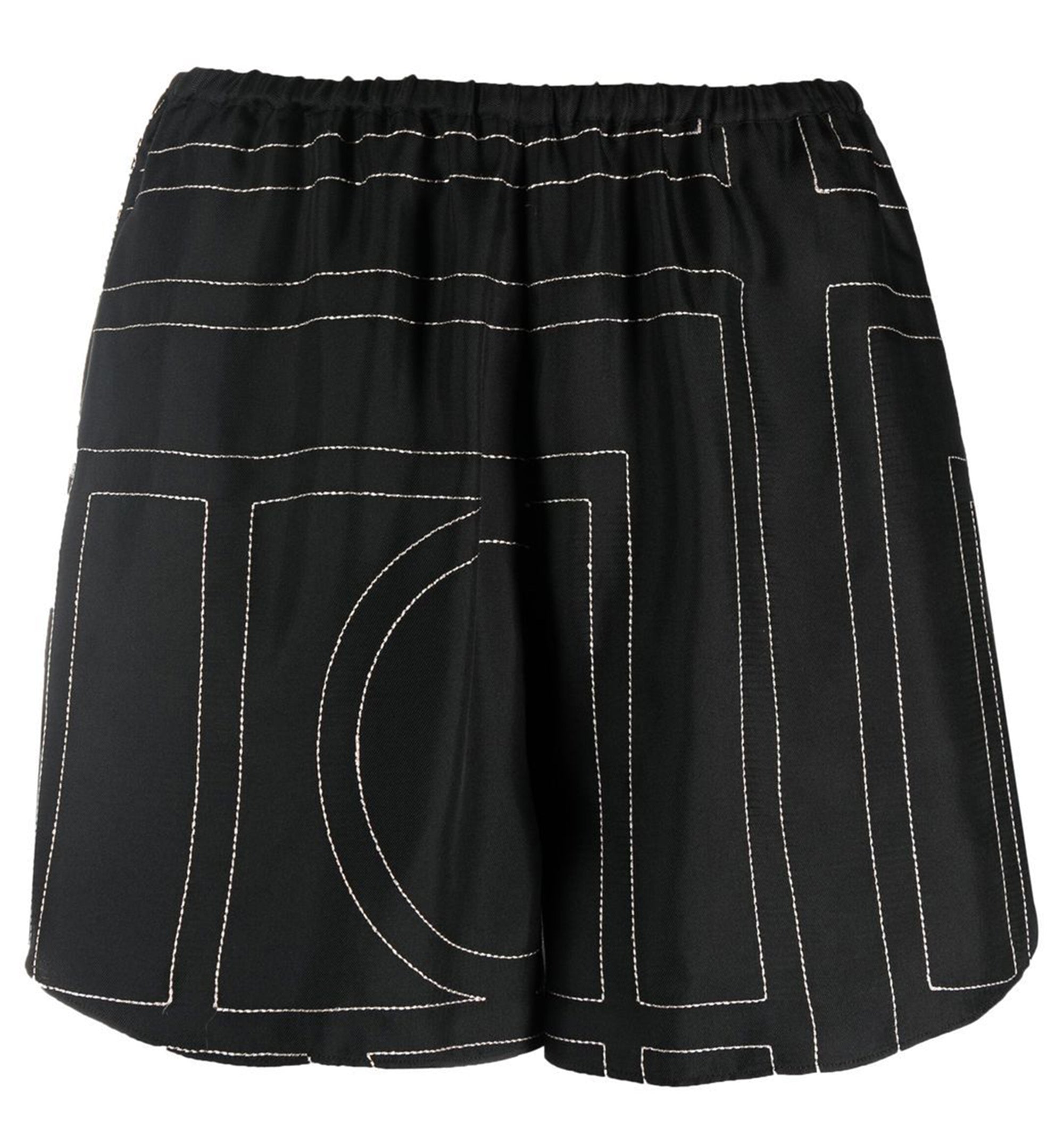 Monogram Silk PJ Shorts