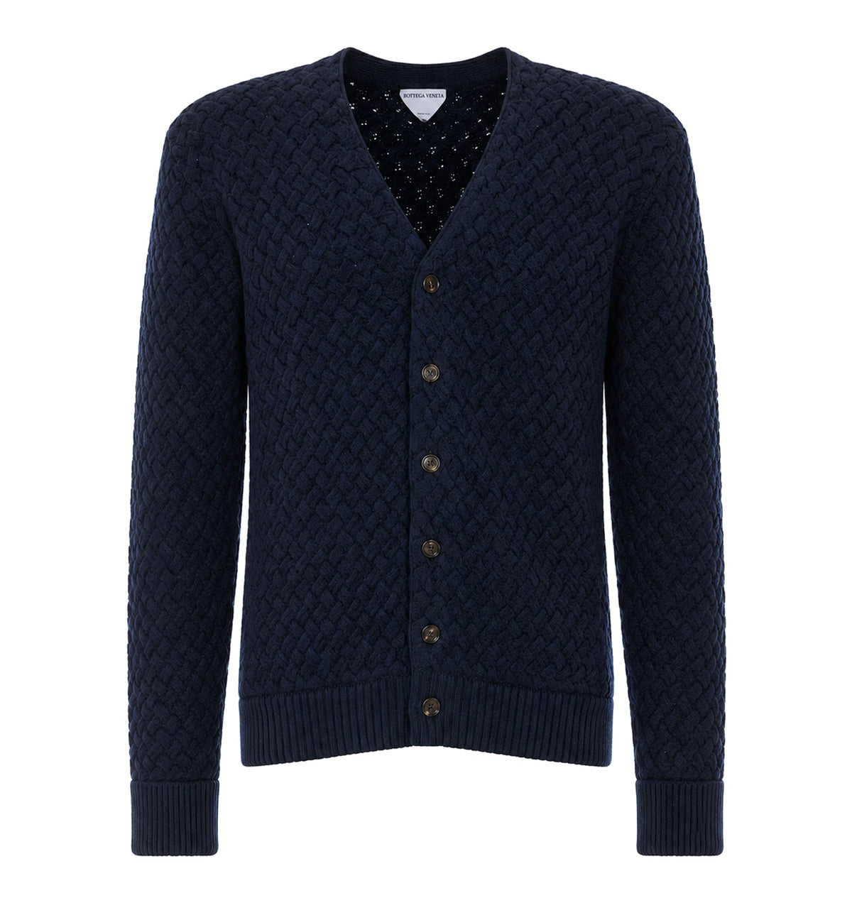 Intrecciato Wool Cardigan