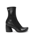 Oval bootie in stretch nappa lambskin