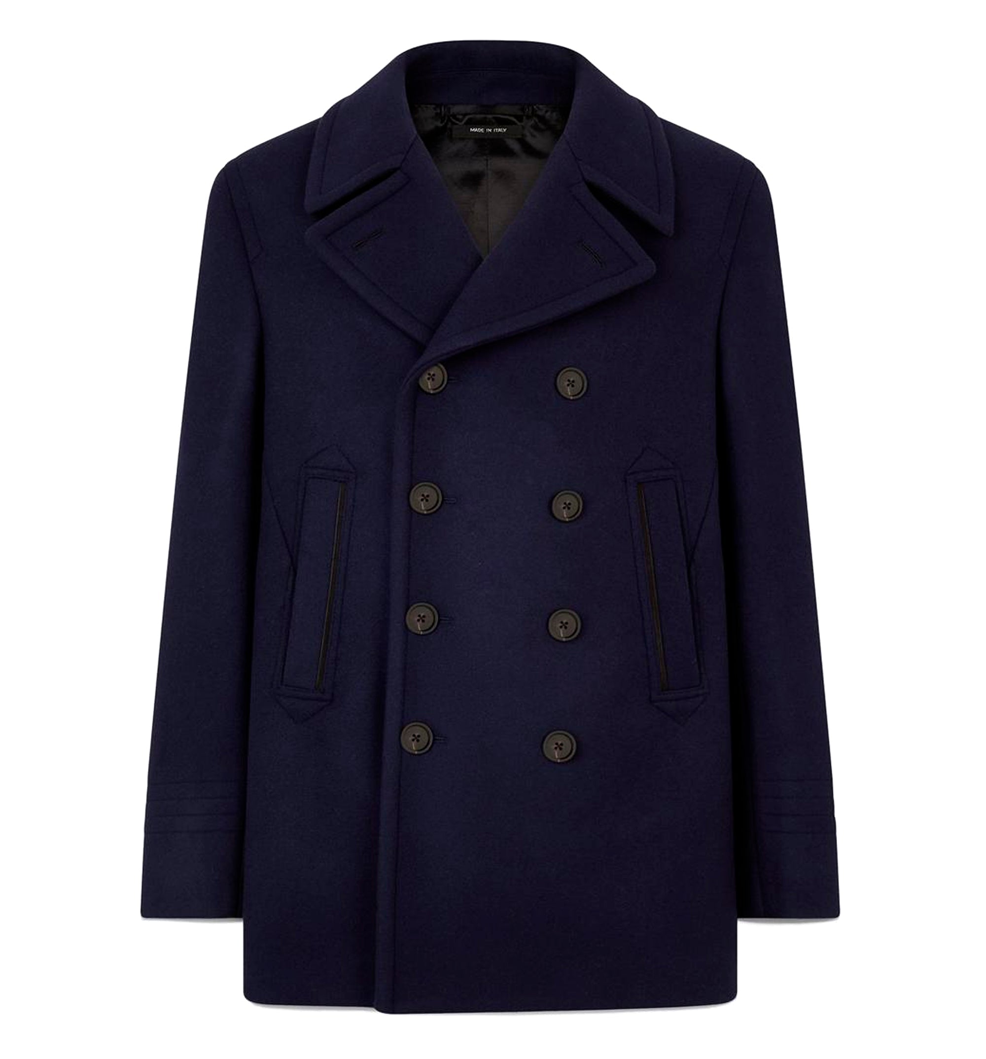 Soft Felt Peacoat