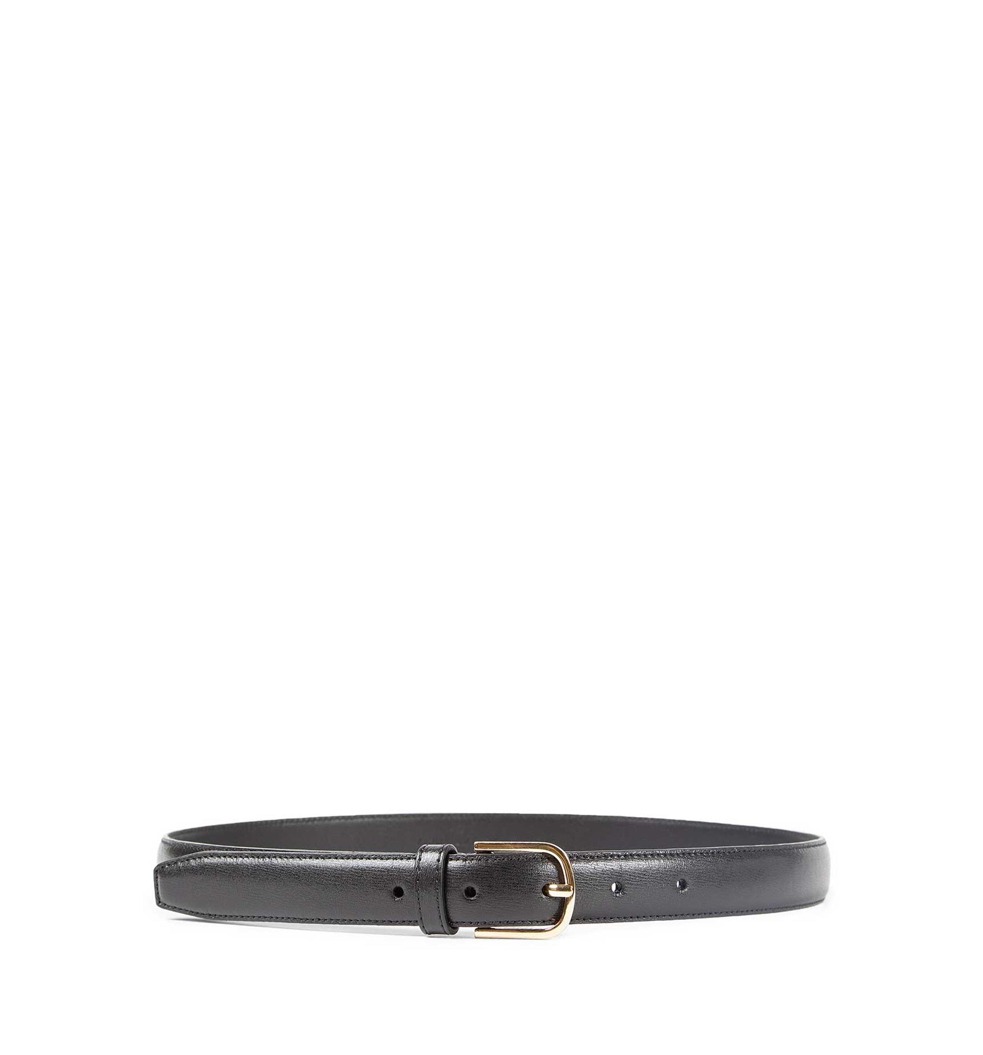 Slim Leather Trouser Belt