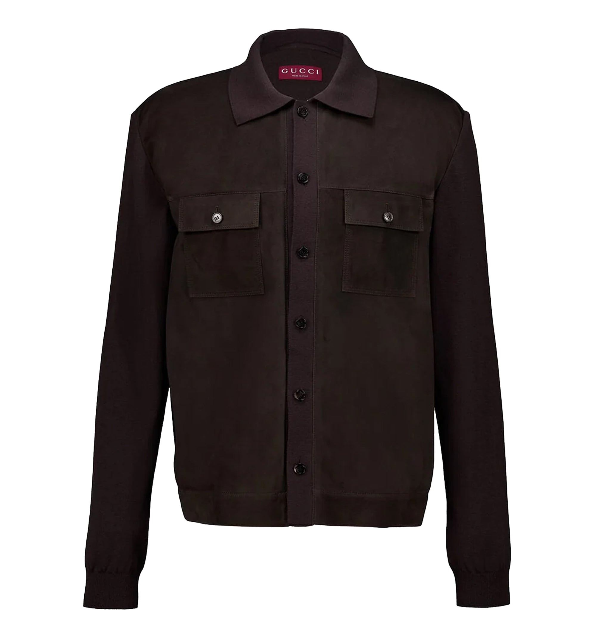 Knit And Suede Jacket