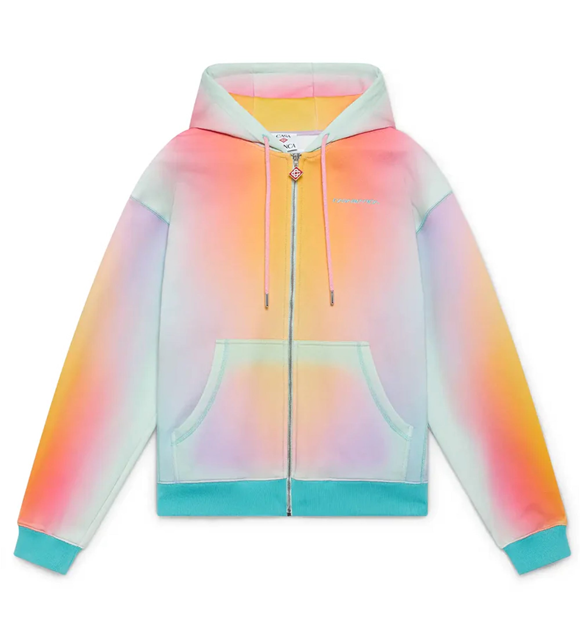 Glass Zip Up Hooded Sweatshirt