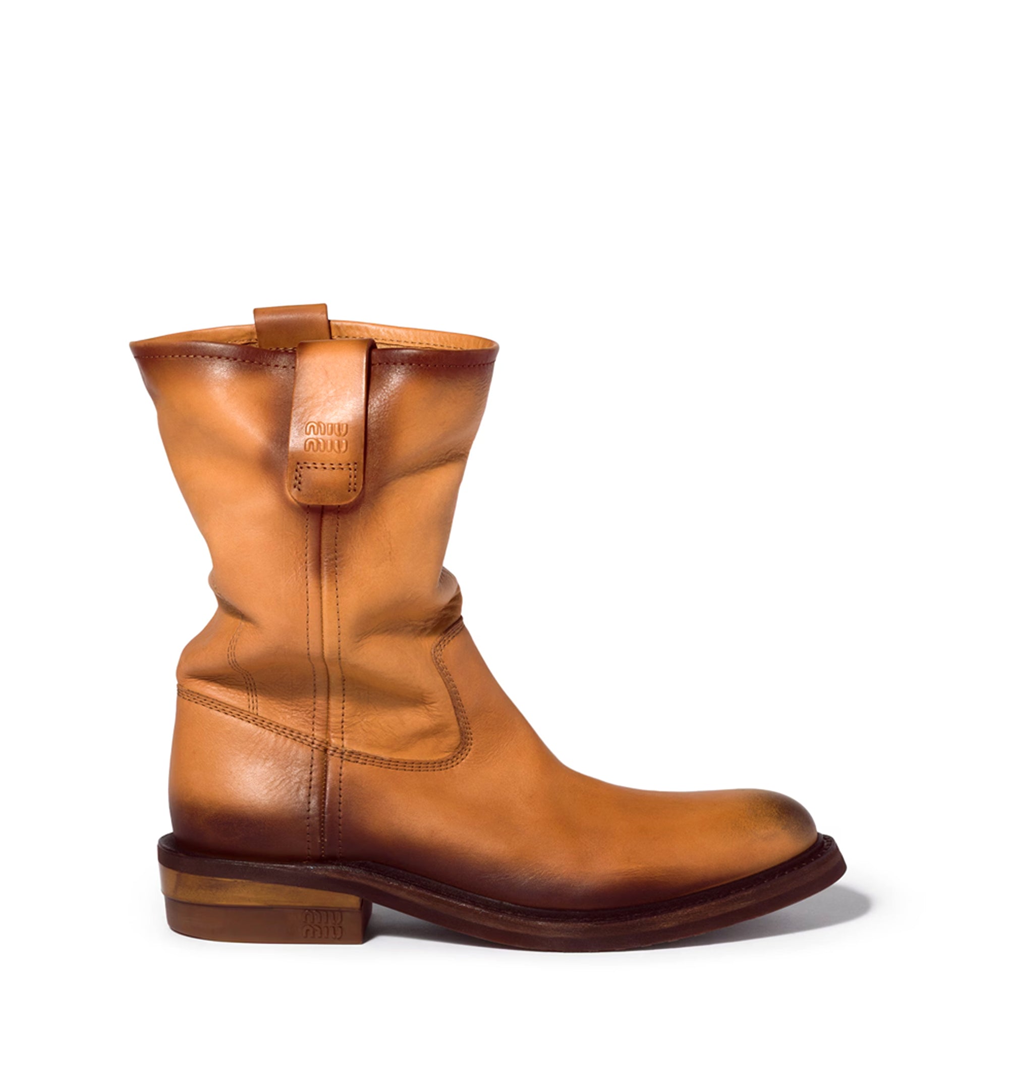 Foule leather booties