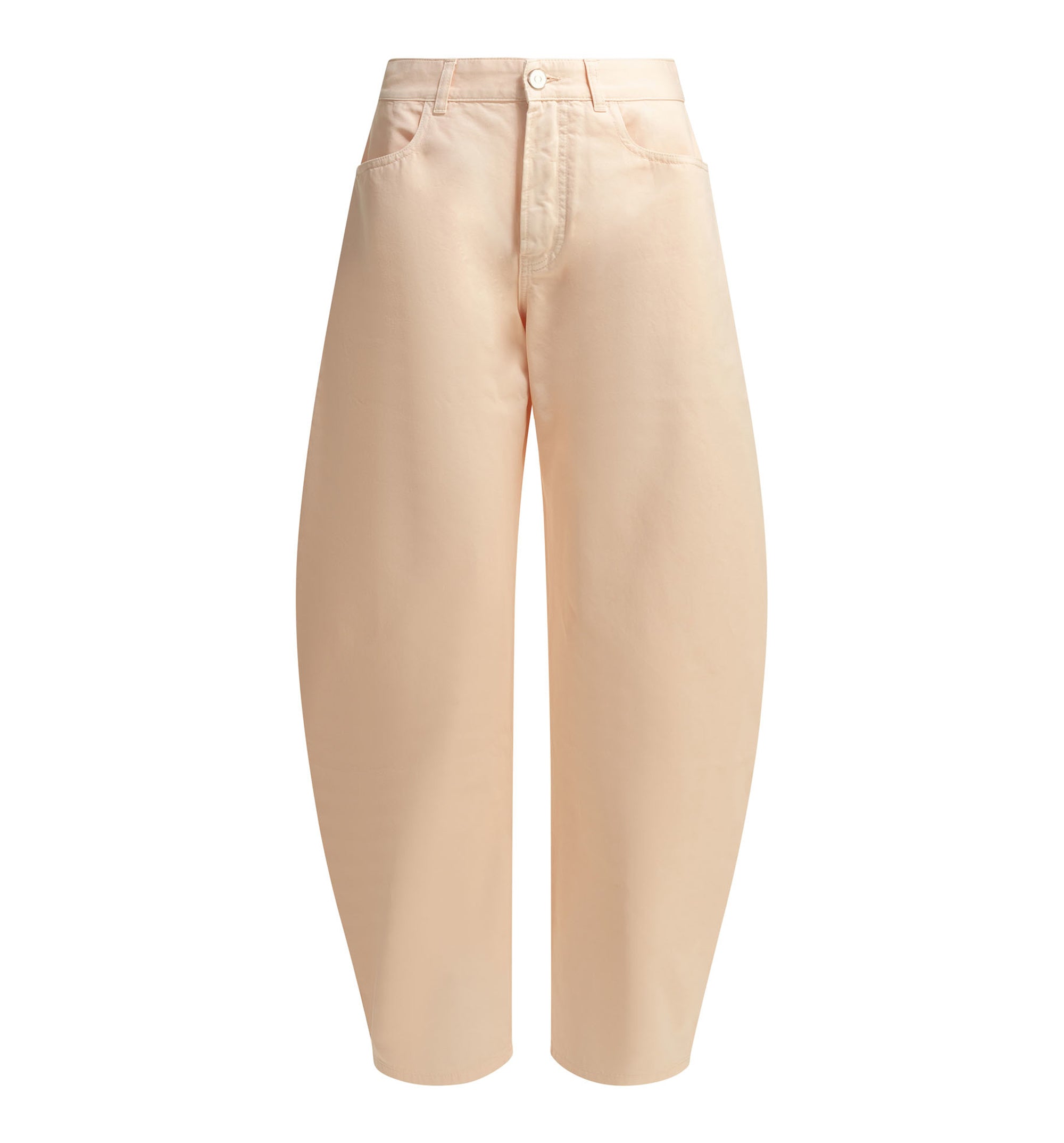 "Round" Wide-Leg Jeans
