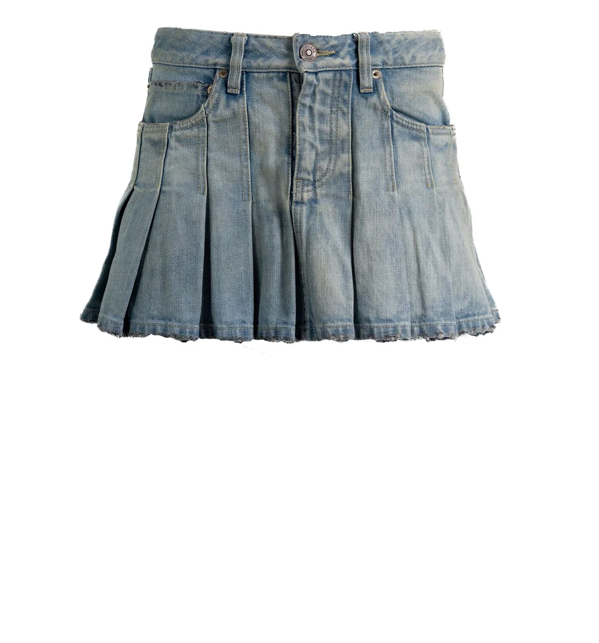 Pleated Mini Skirt