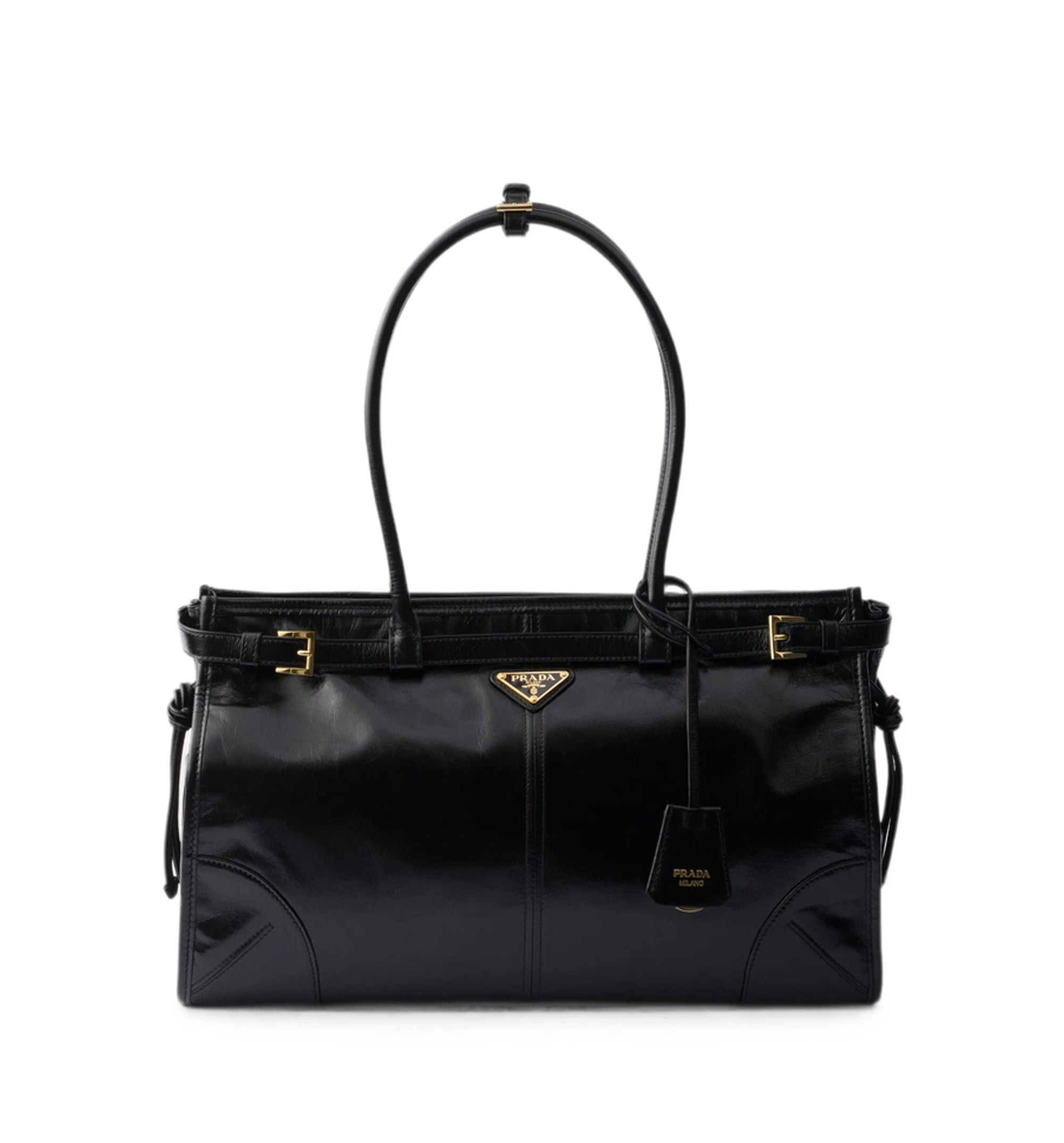 Prada Bonnie large leather handbag