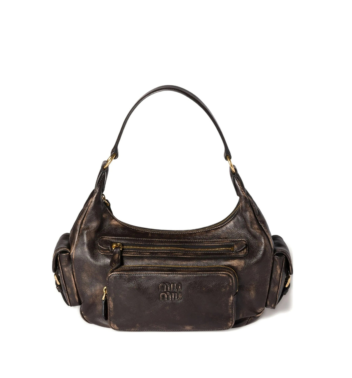 Pocket nappa leather bag