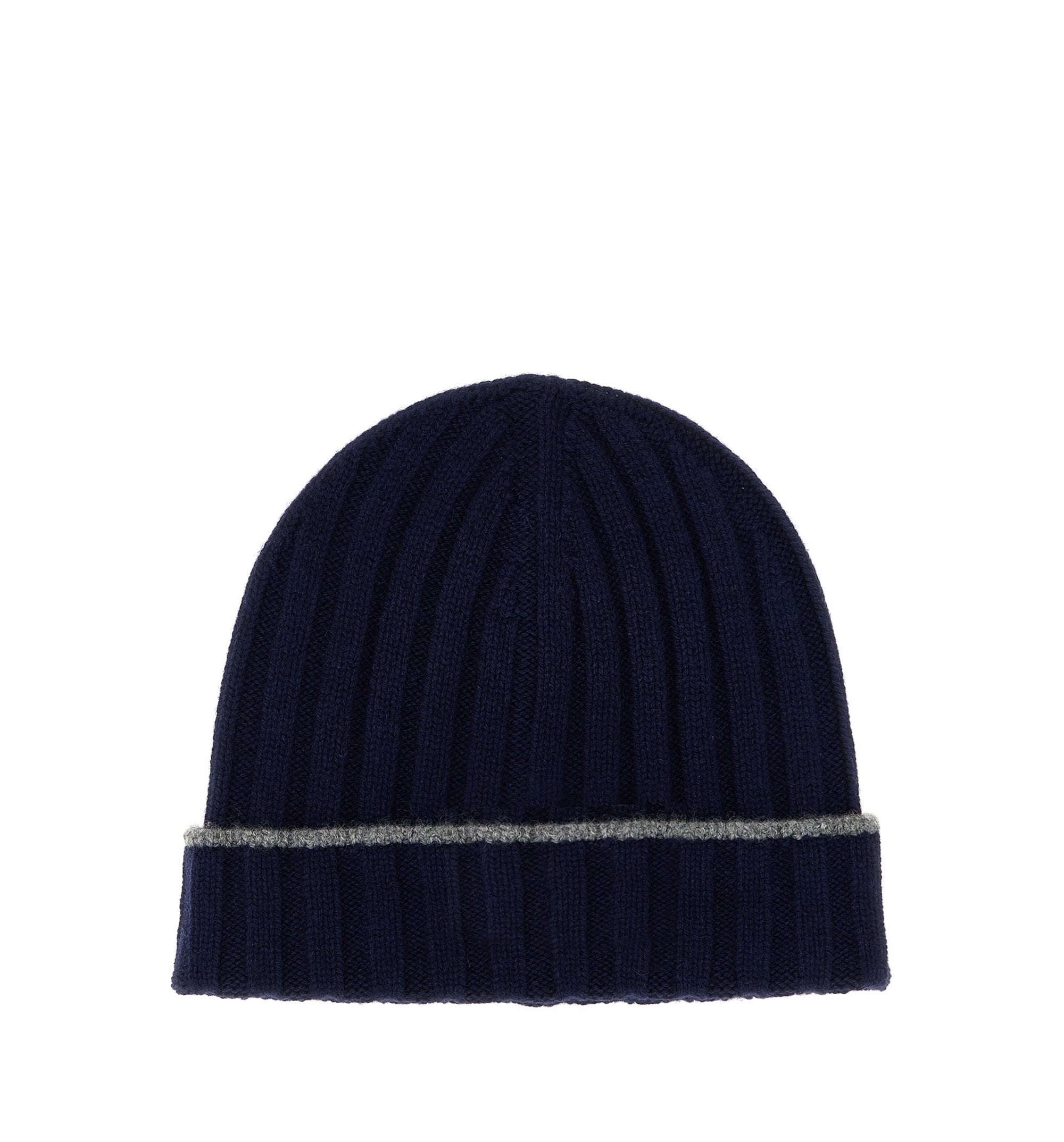 Cashmere Turn-Up Beanie