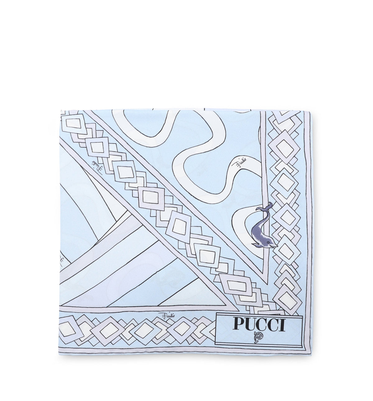 Print Silk Scarf