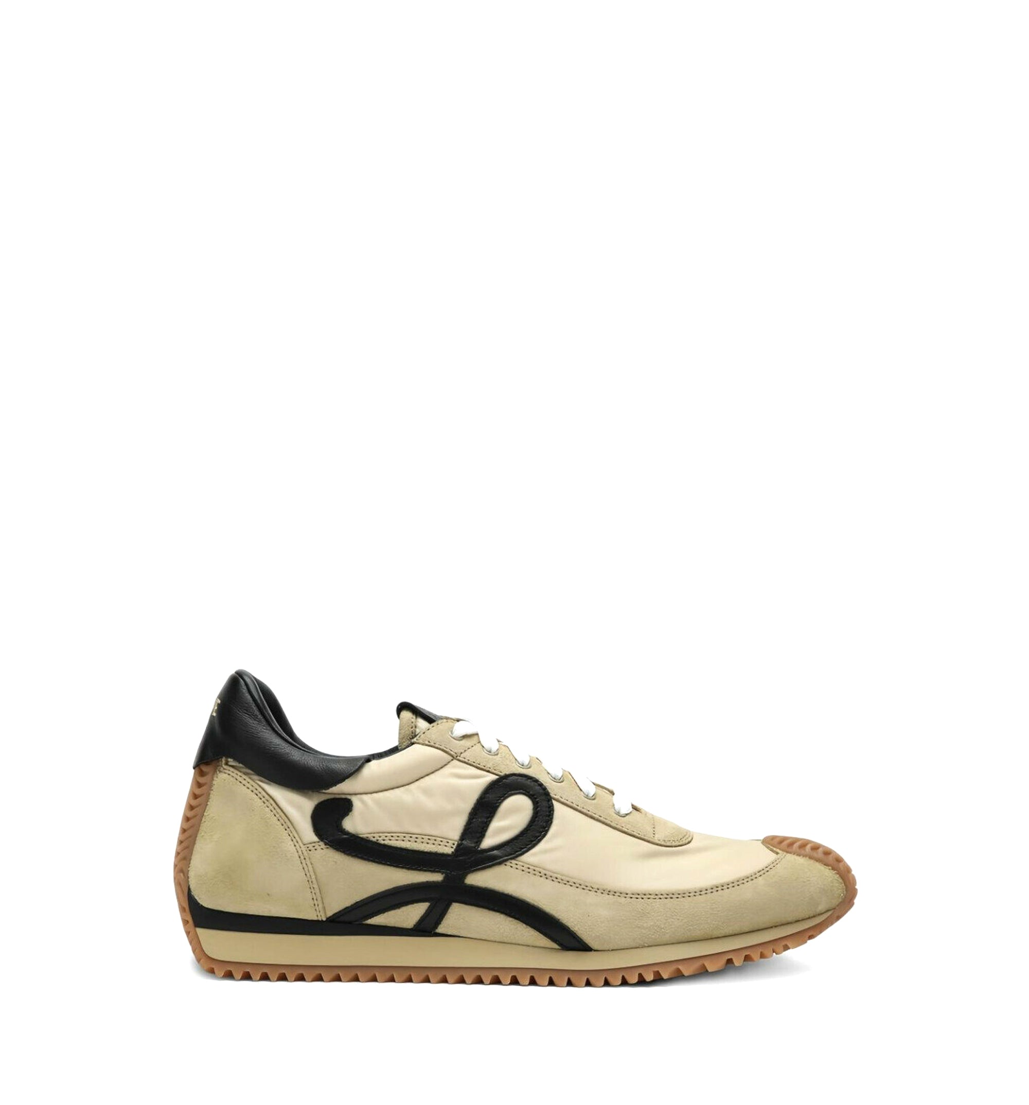 Flow Runner in nylon and suede