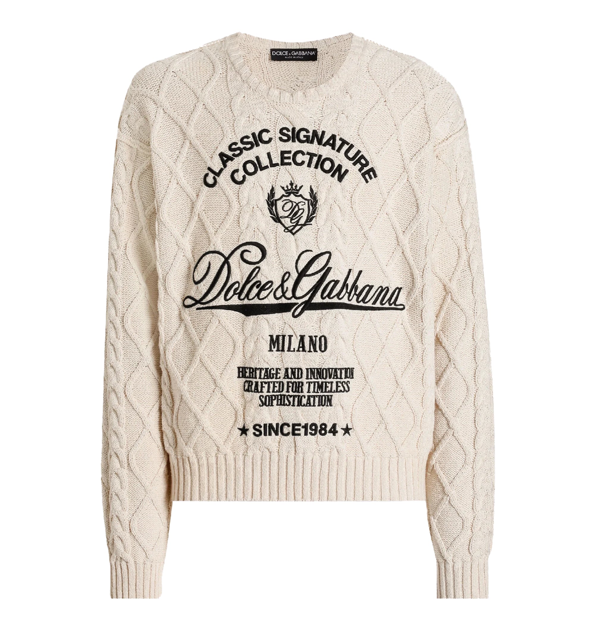 Pullover With Interwoven Pattern