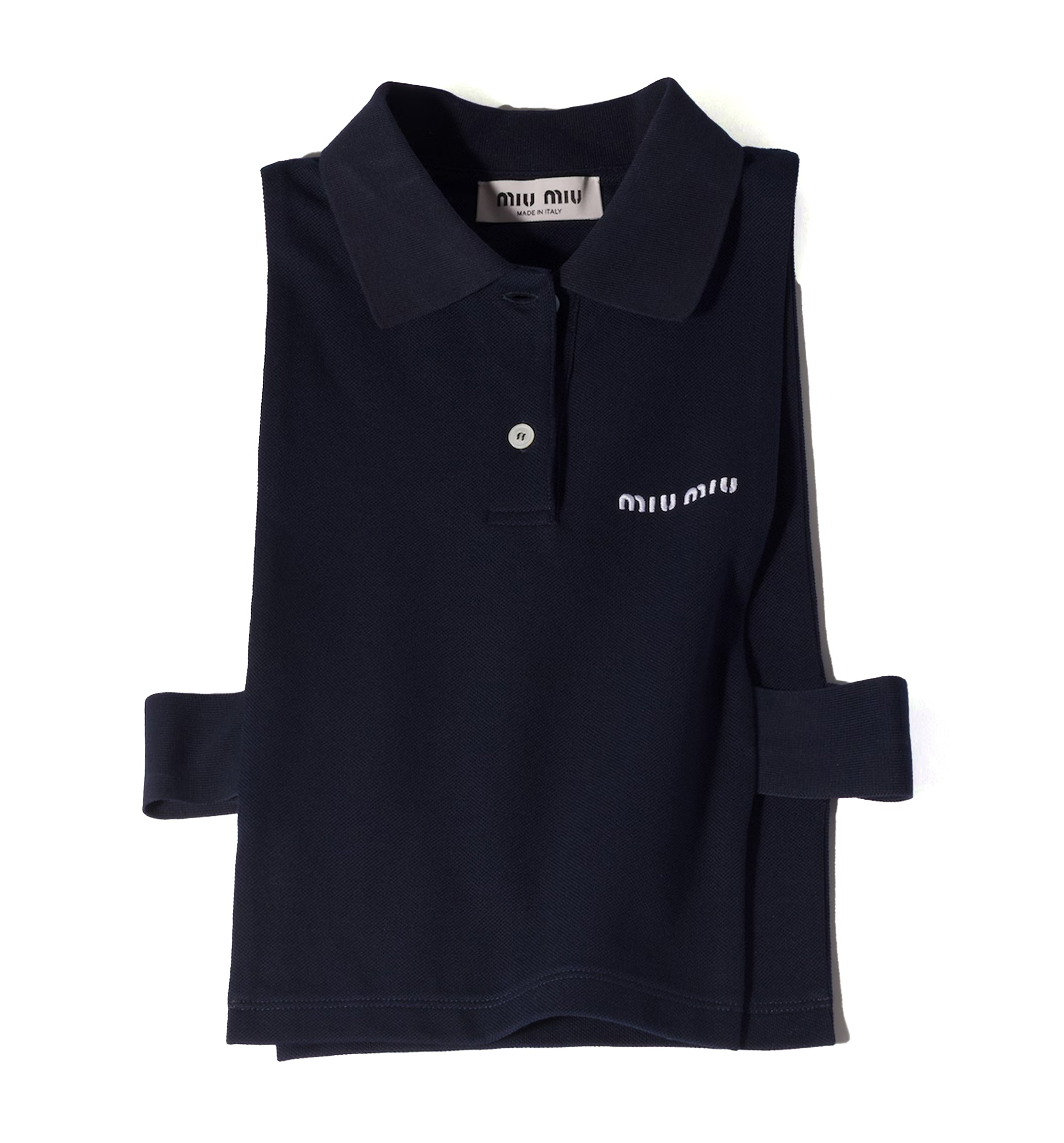 Piqué polo vest