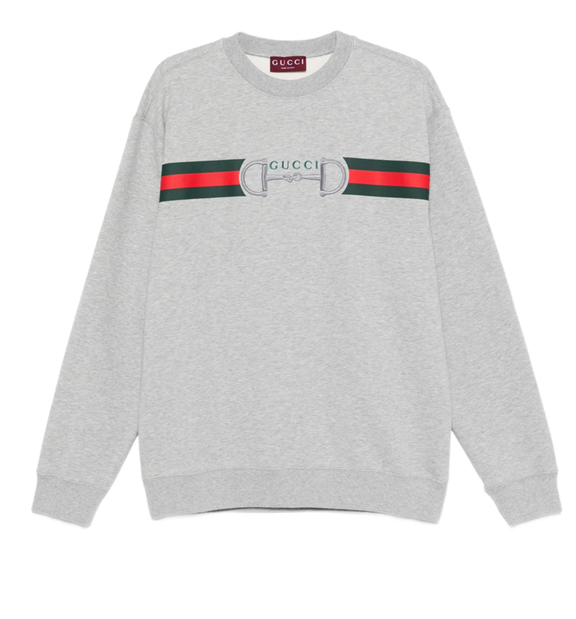 Cotton Jersey Sweatshirt With Print