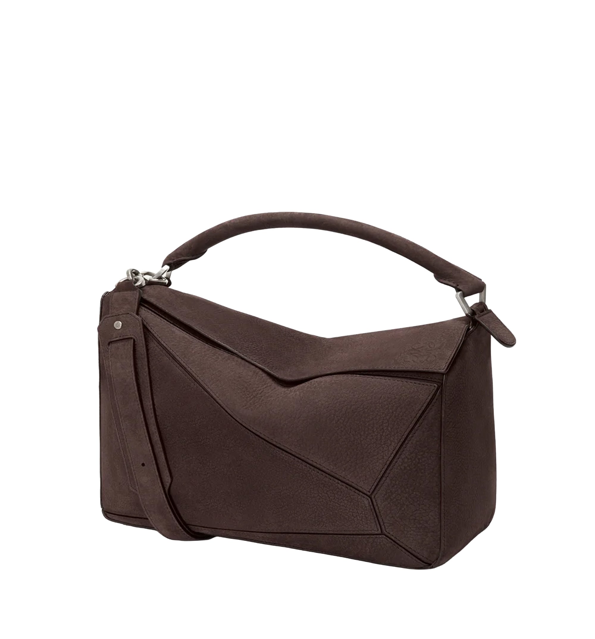 Large Puzzle Bag In Grained Nubuck