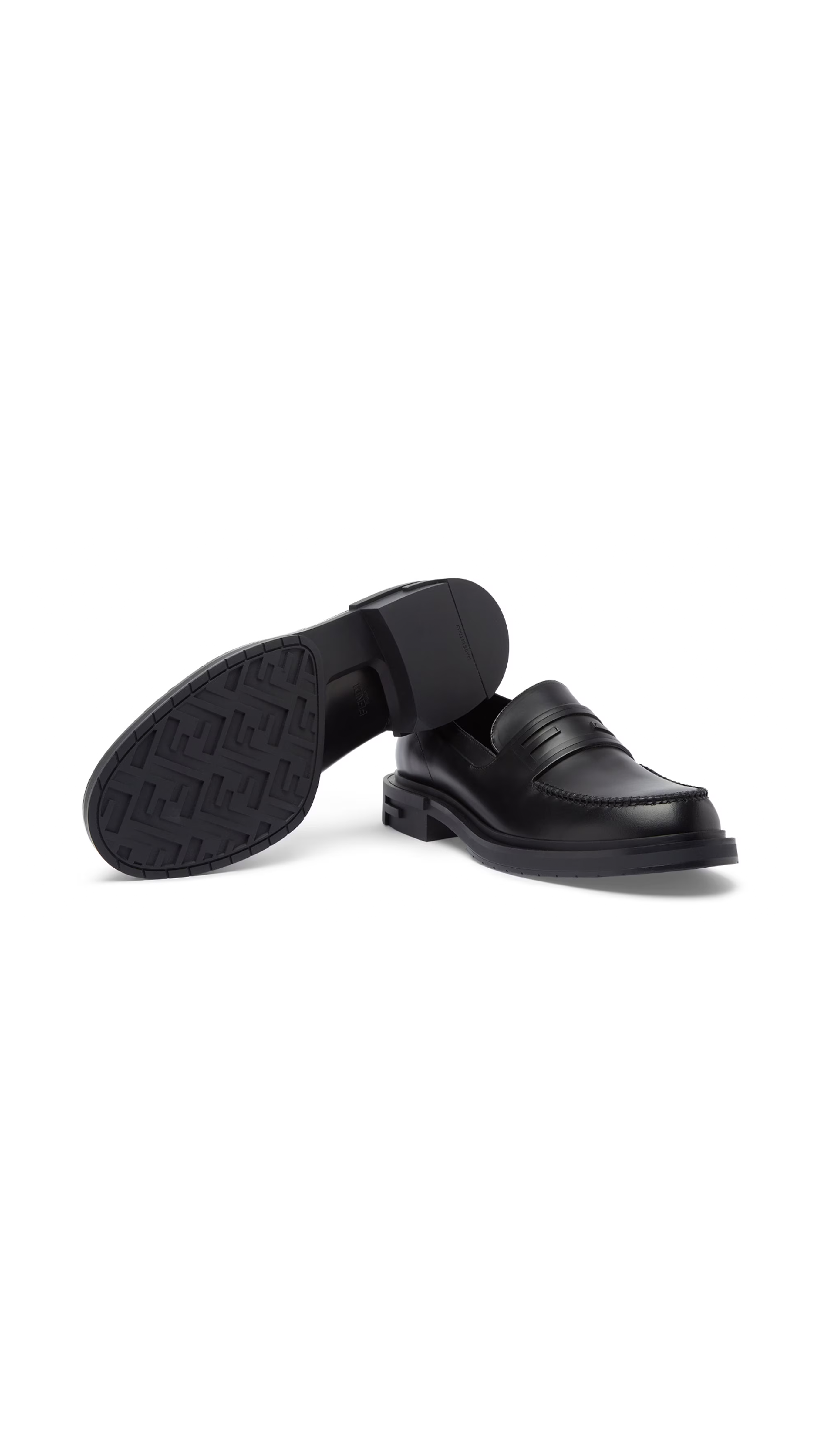 Fendi Frame Loafers - Black