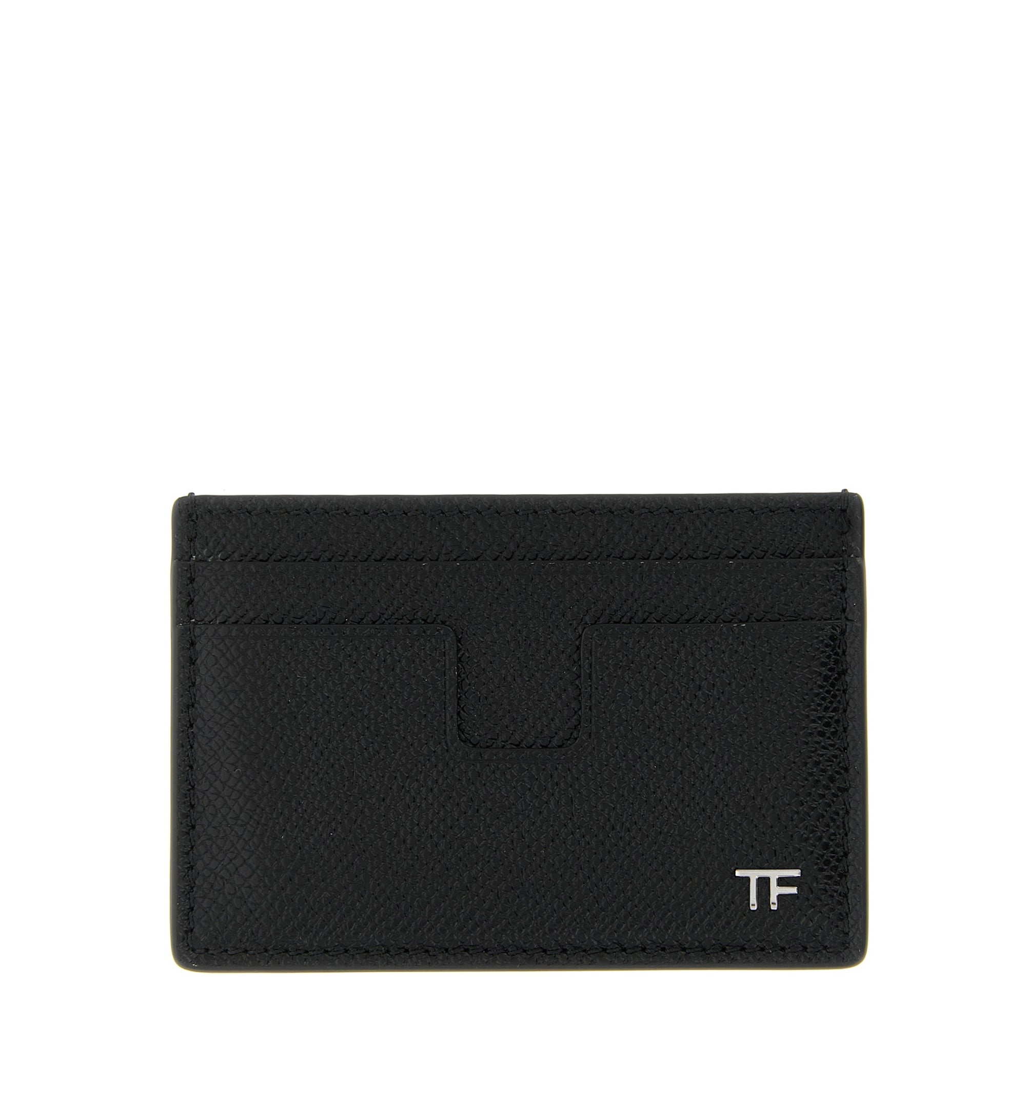 T Line Leather Card Holder
