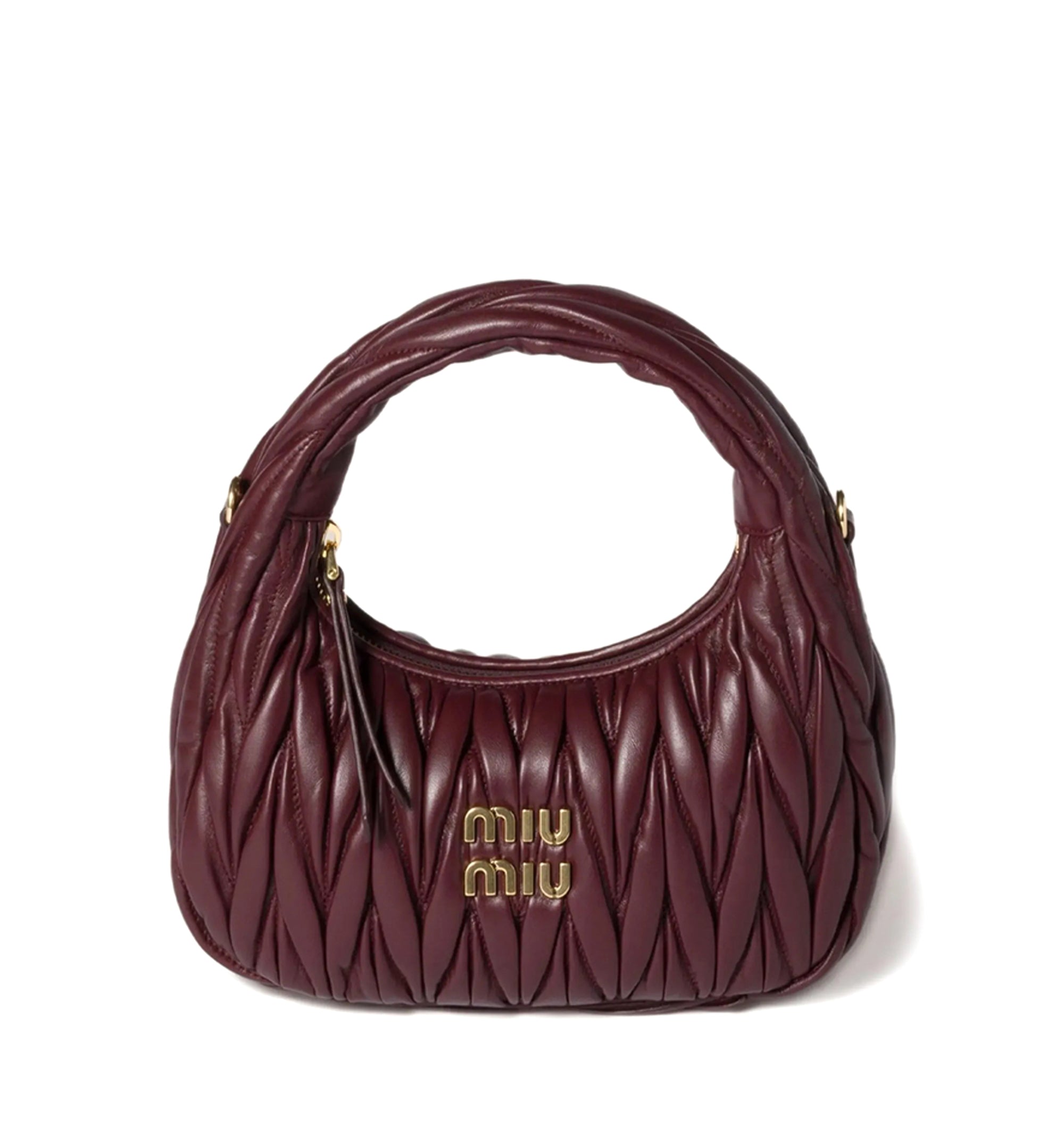 Wander Matelassé Nappa Leather Hobo Bag