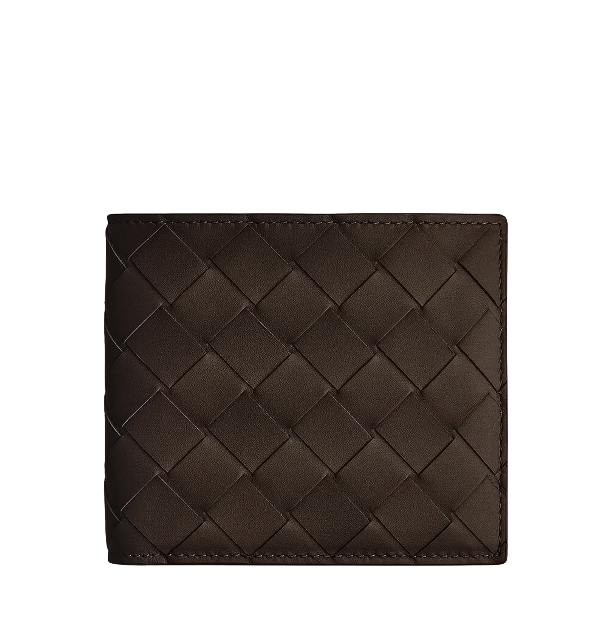 Intrecciato Bi-Fold Wallet With Coin Purse