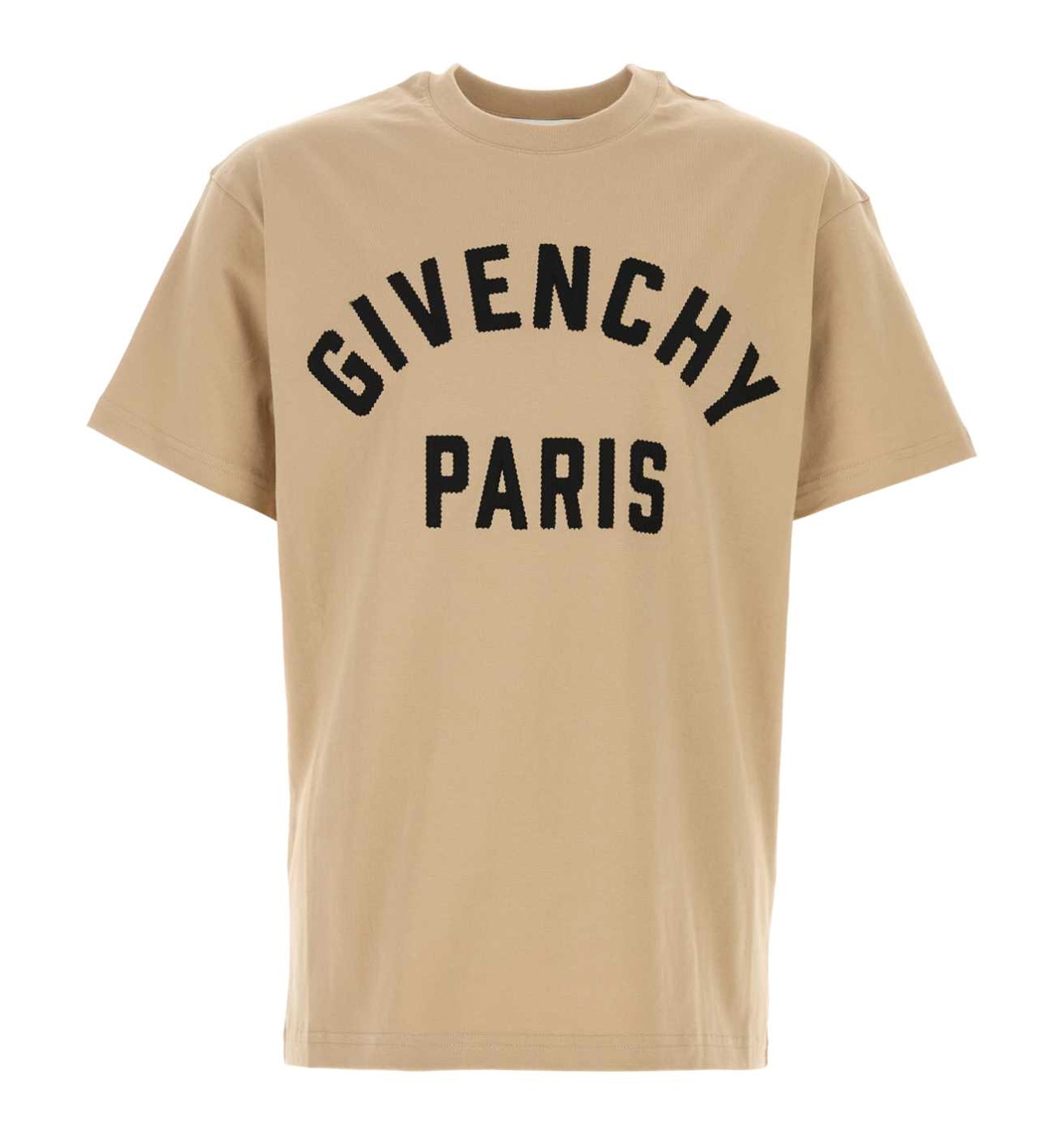 T-shirt in Cotton With GIVENCHY Paris Embroidery