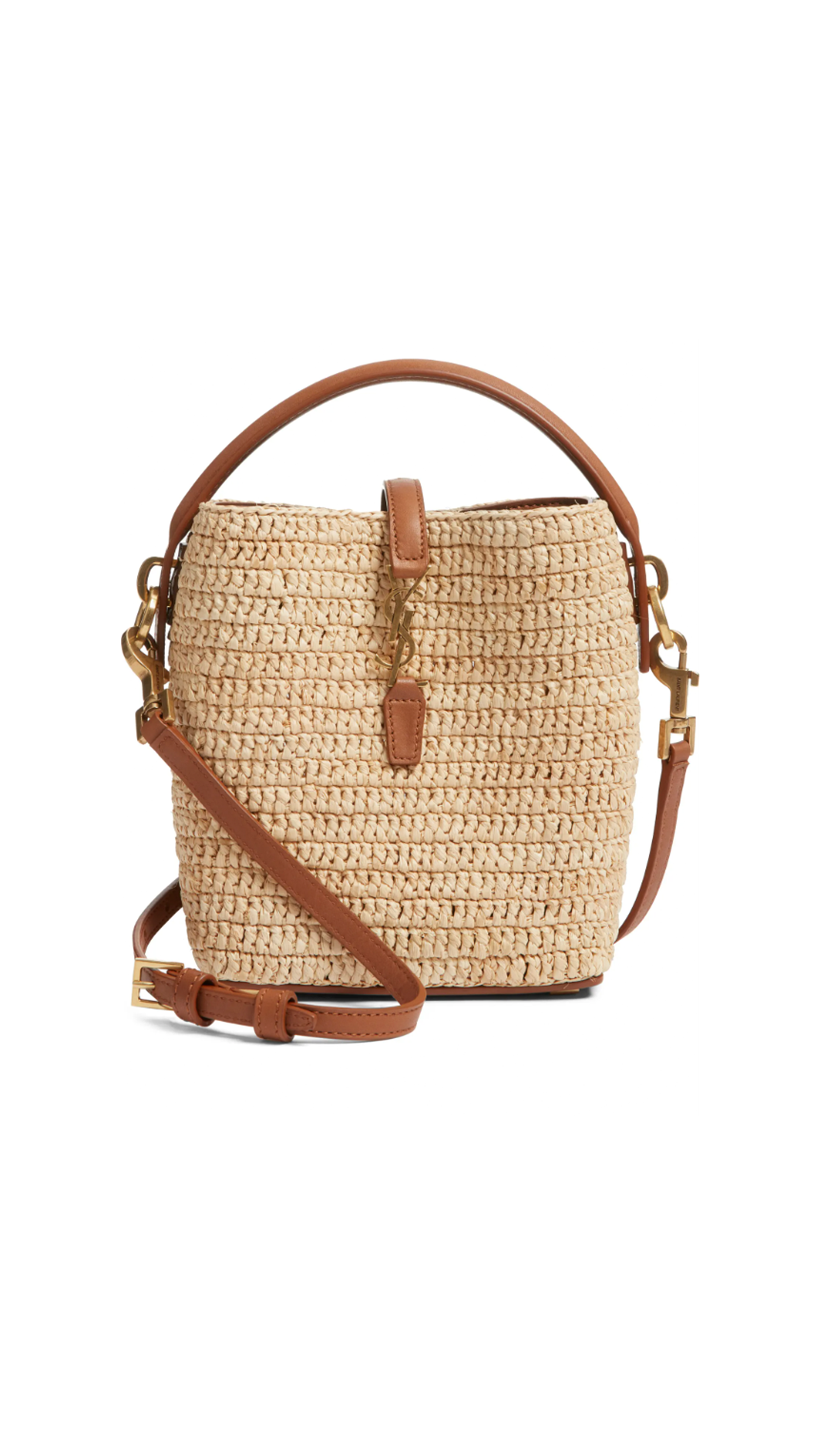Le 37 Mini Bag in Raffia - Natural
