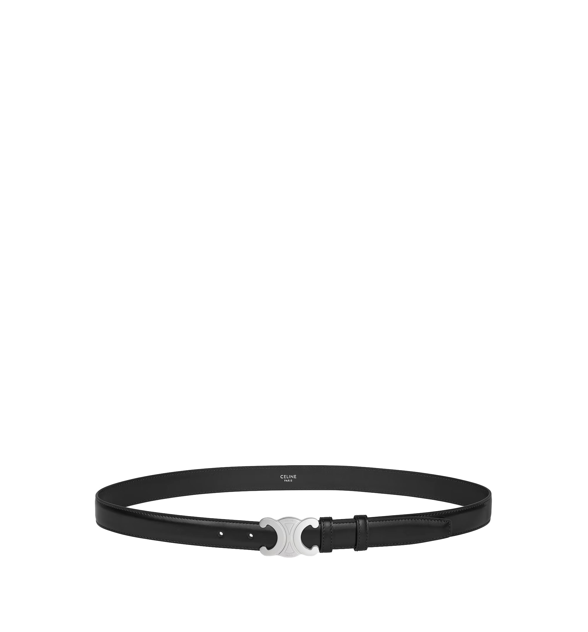Medium 25MM Triomphe Belt in Taurillon Leather