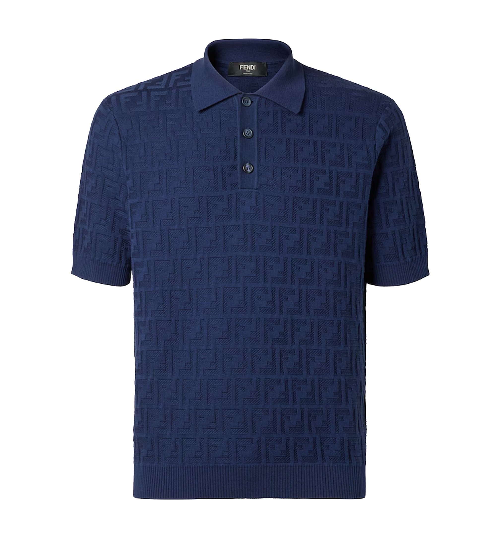 FF Short Sleeved Knitted Polo Shirt
